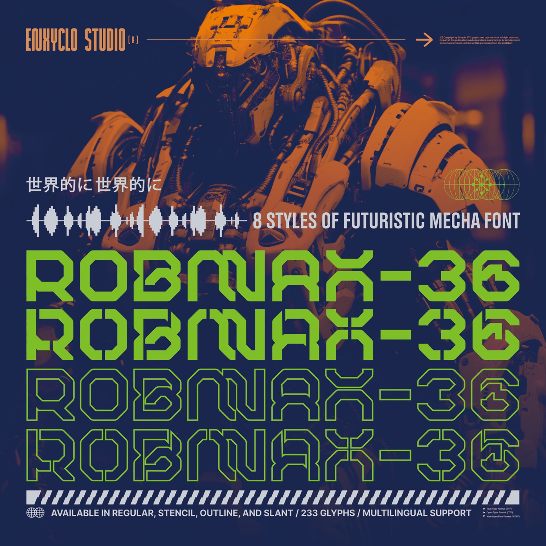 ROBMAX-36 Typeface