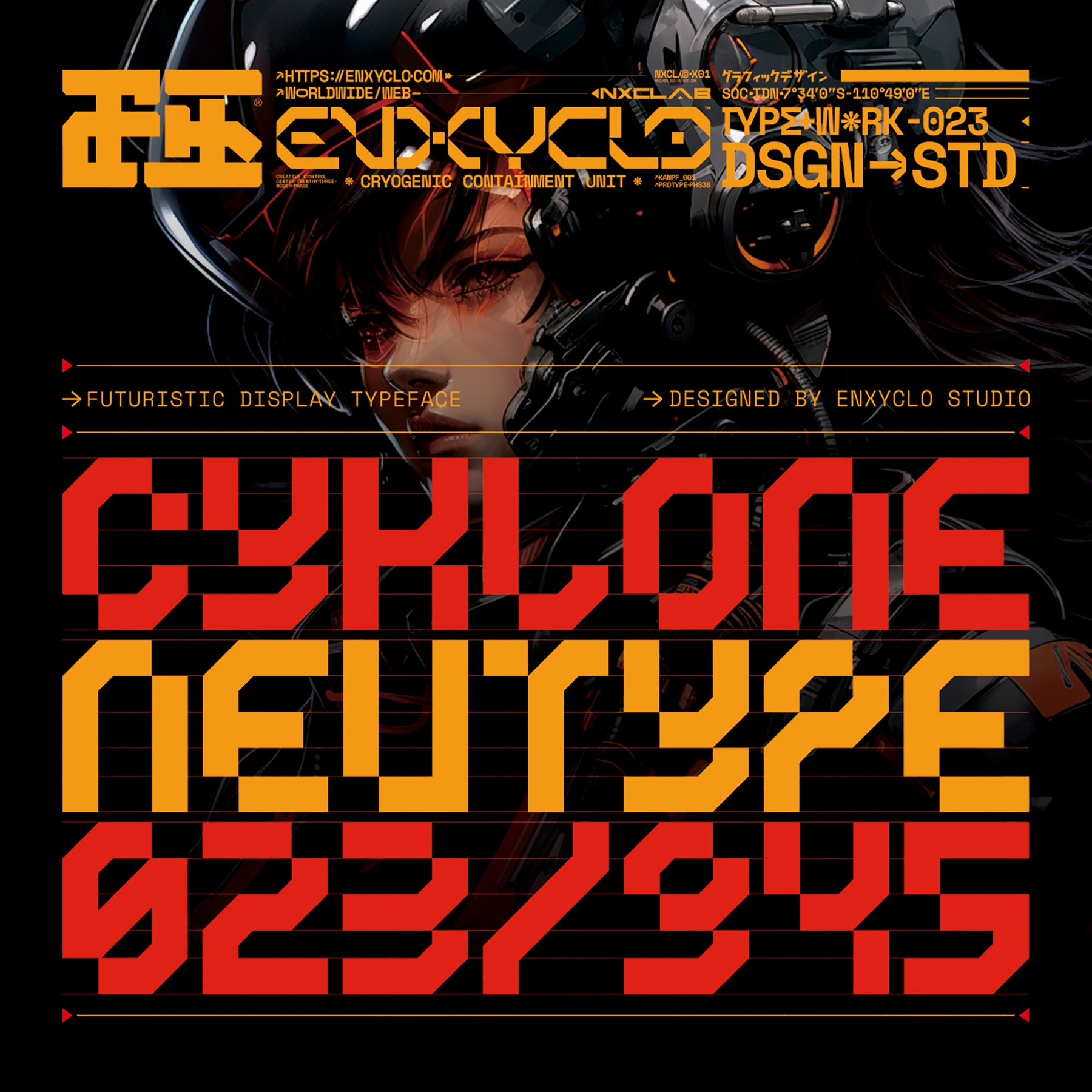 CYKLONE Display Font