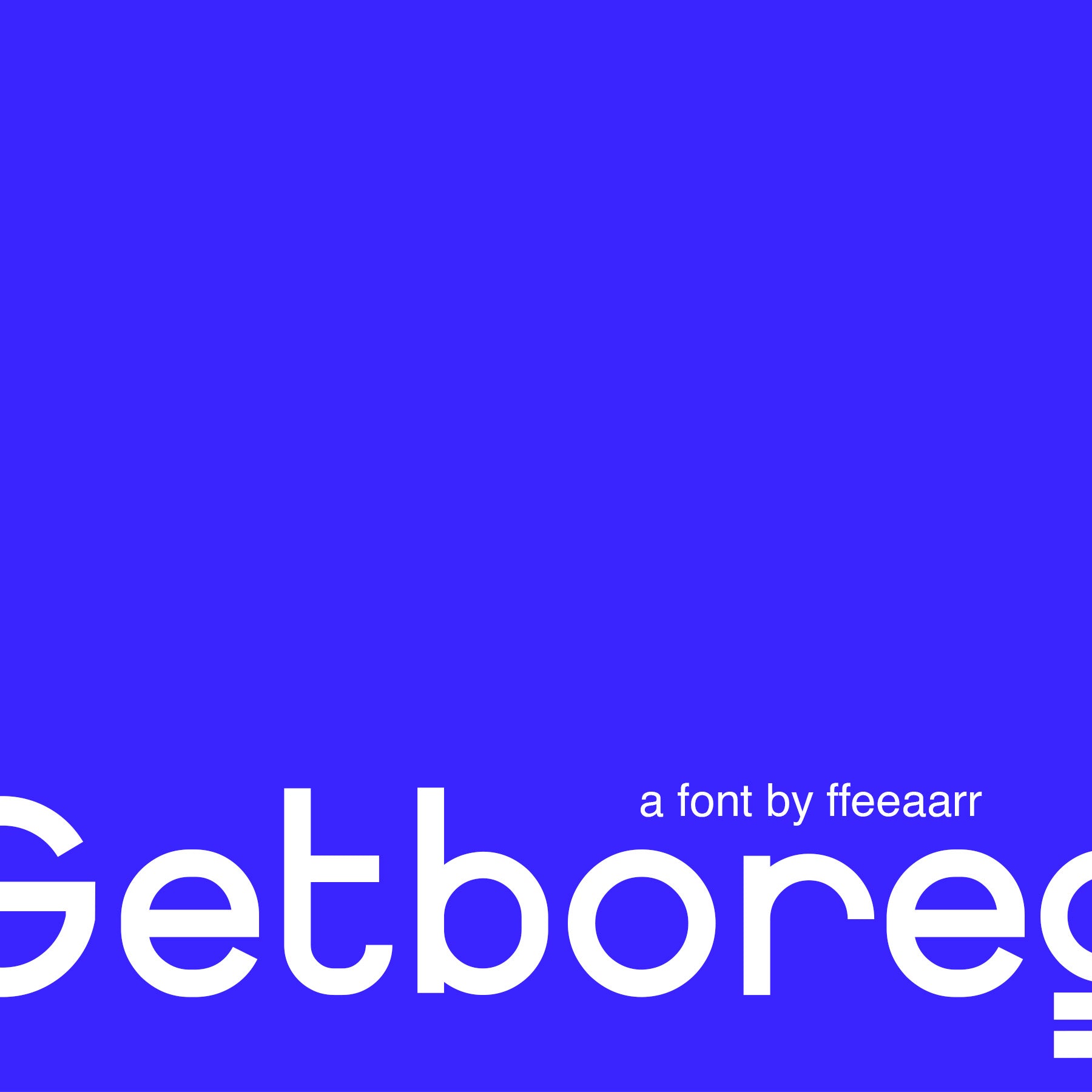 Getboreg Font