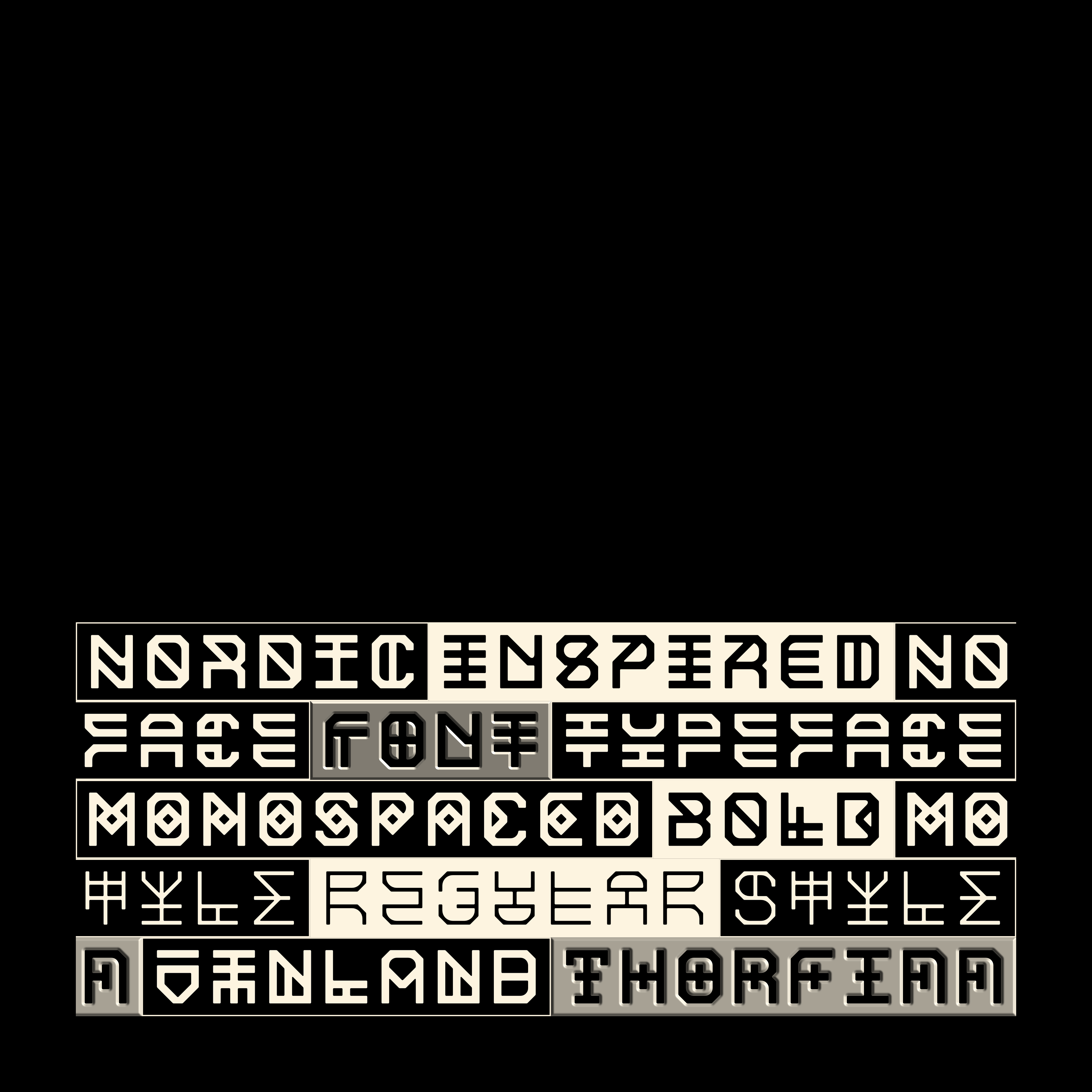 NORD MONO TYPEFACE