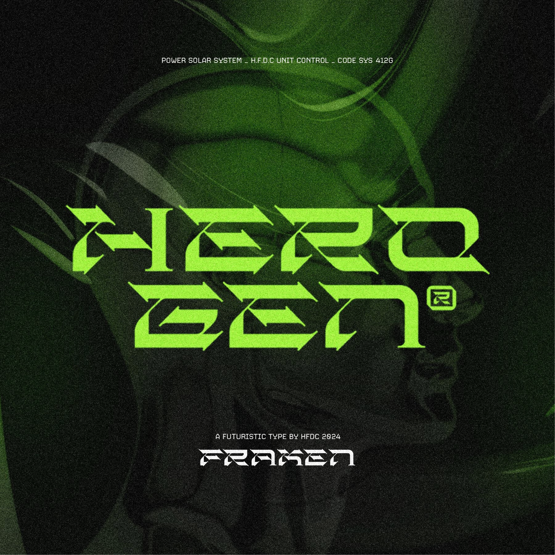 Fraken Futuristic Font