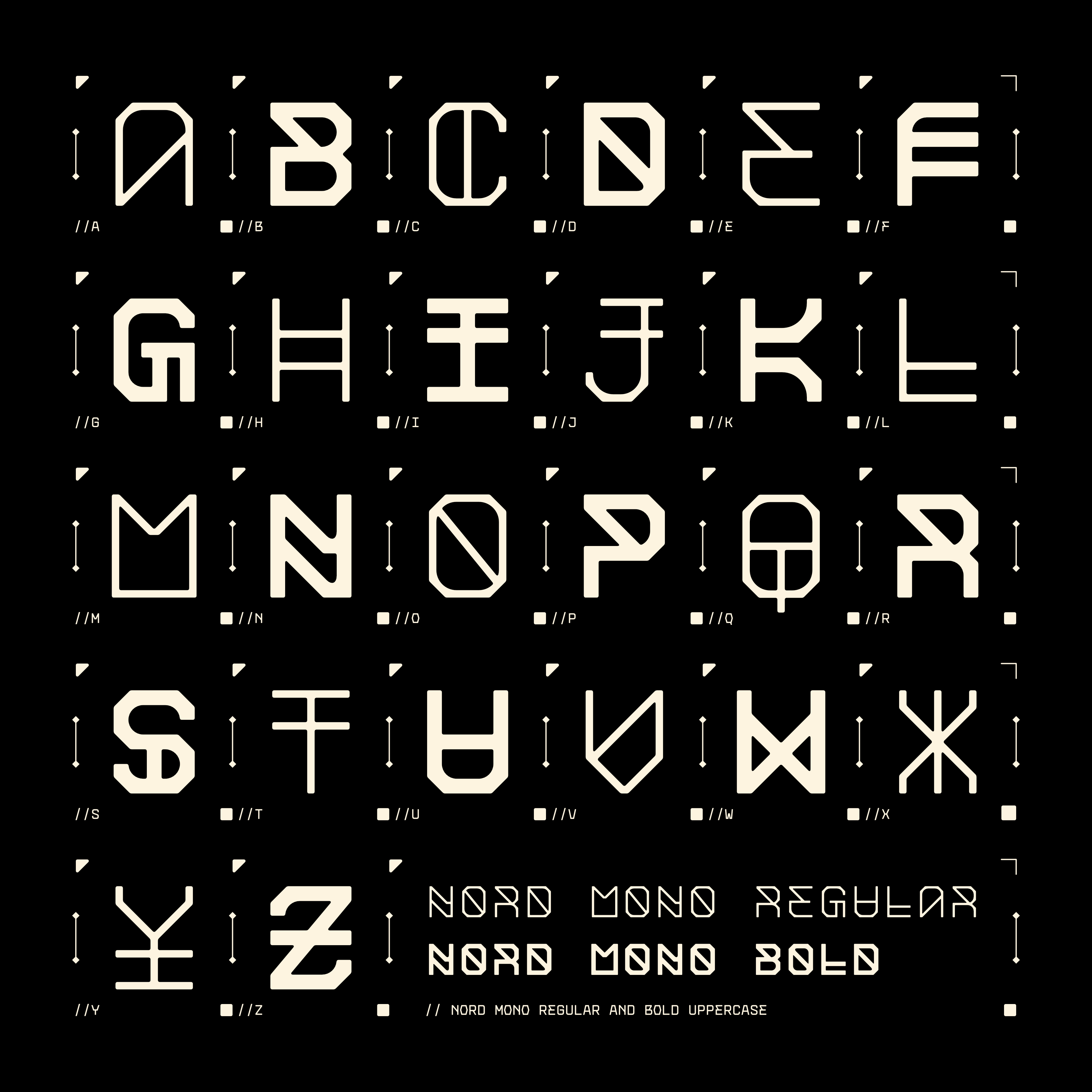 NORD MONO TYPEFACE