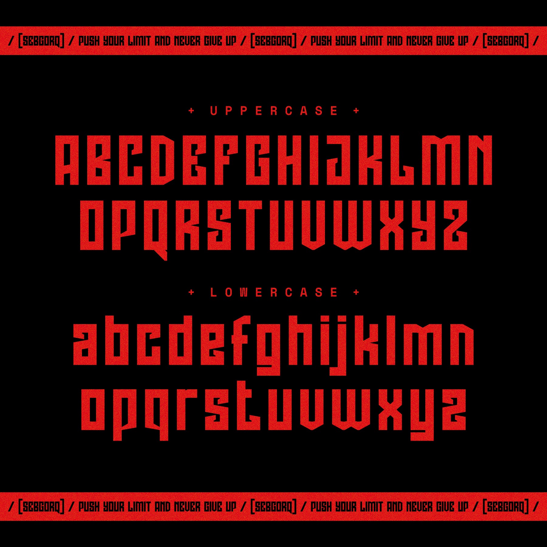 NCL SEBGORQ Display Font