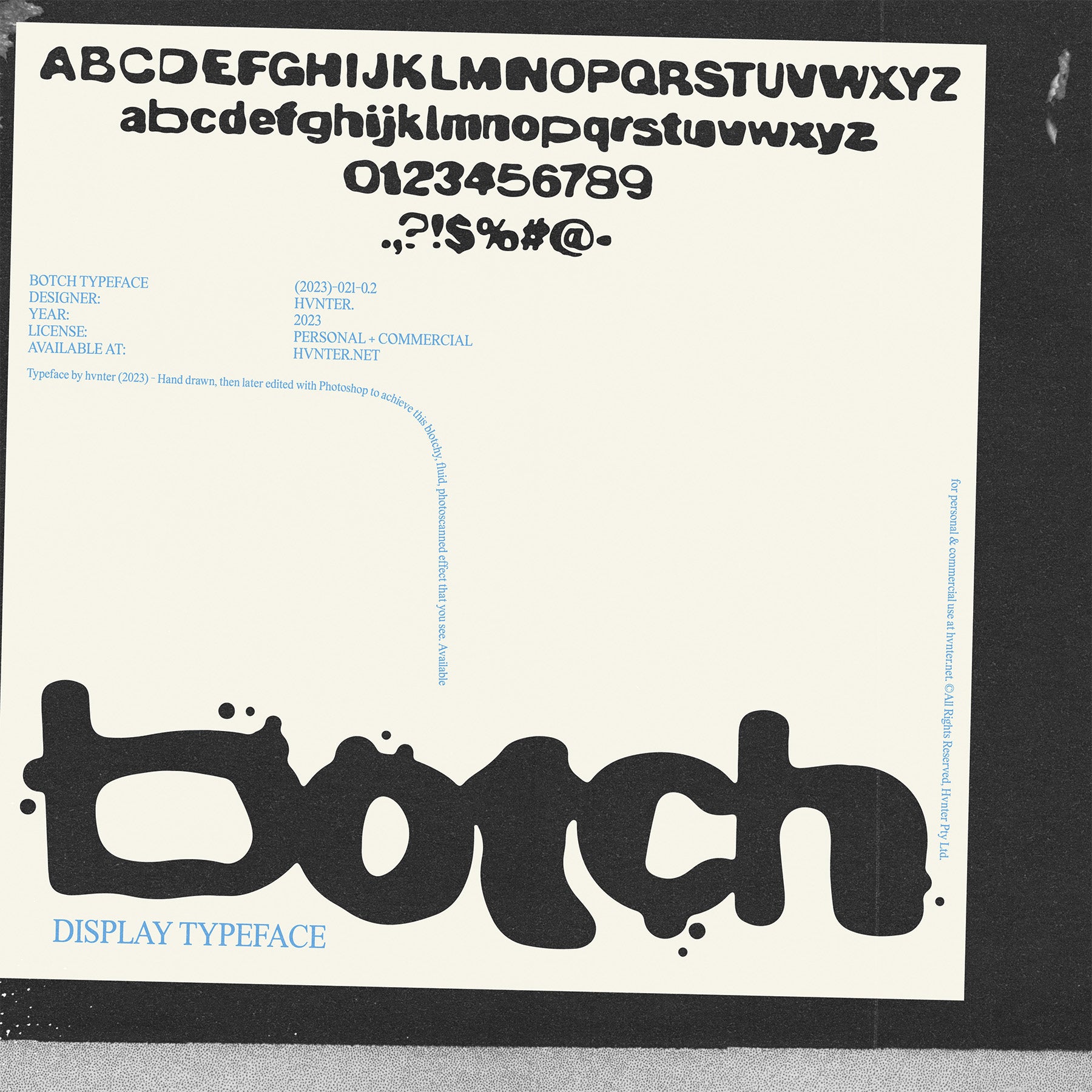 Botch Typeface