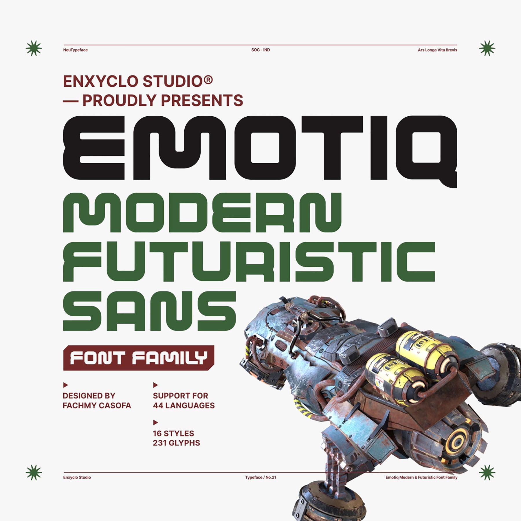 EMOTIQ Typeface