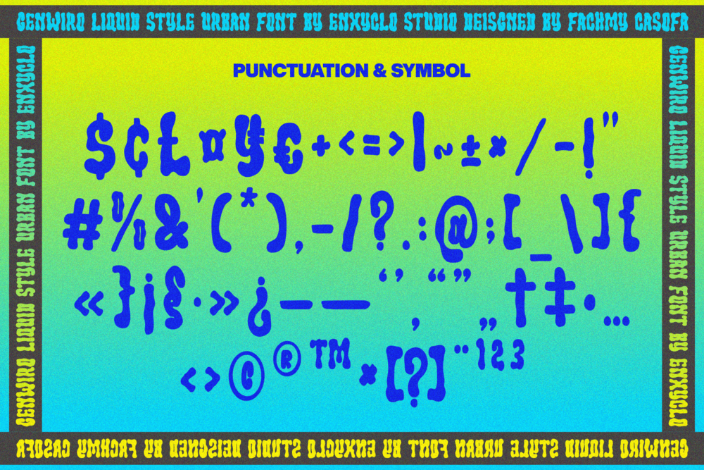 Genwiro - Urban Font