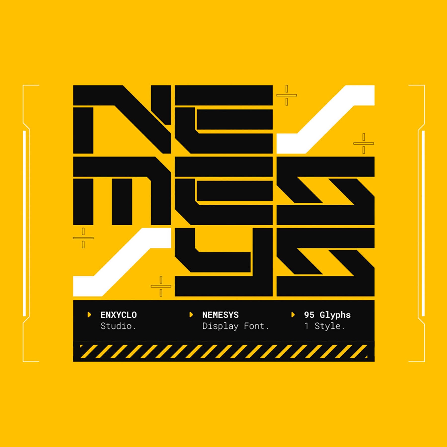 NEMESYS Display Font