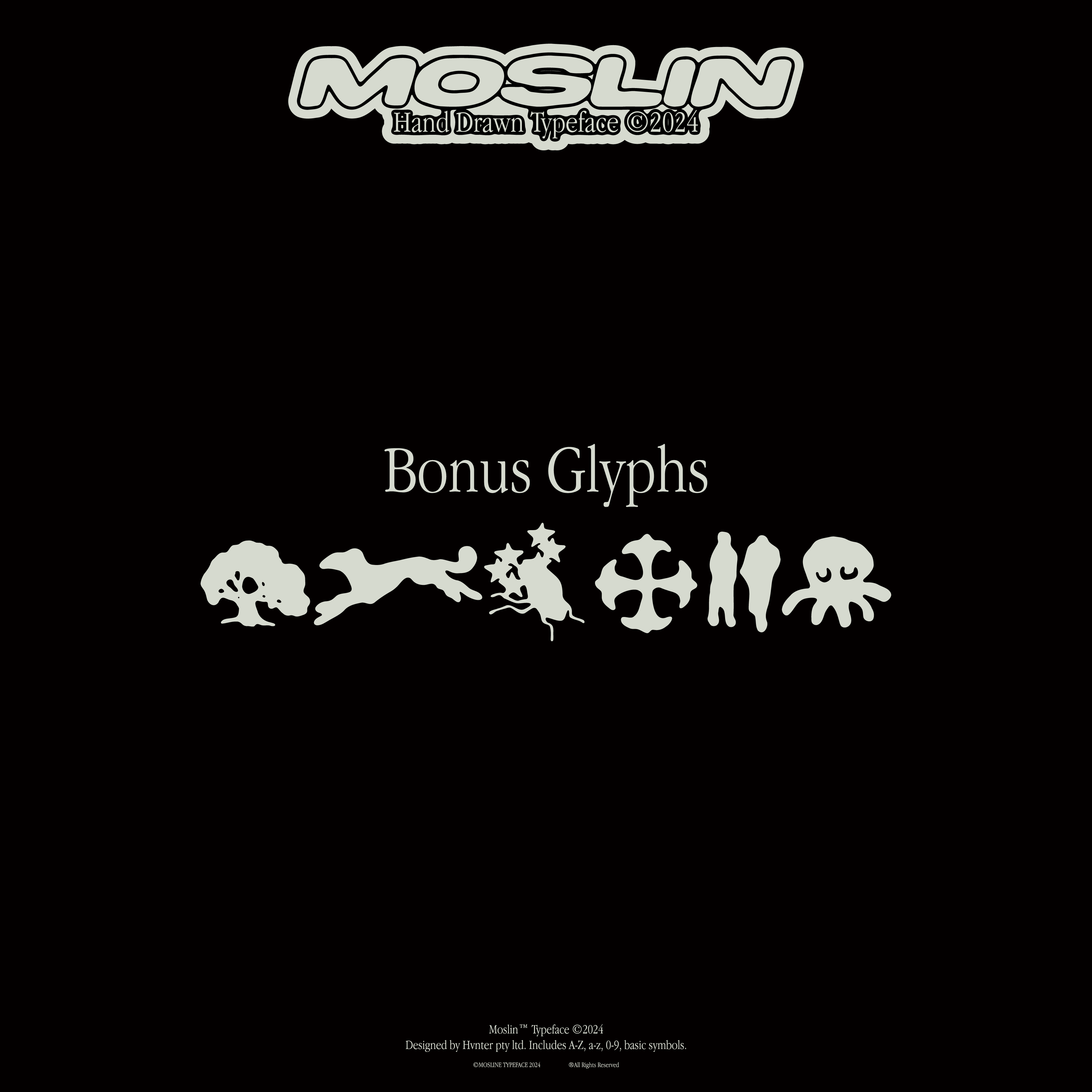 Moslin Typeface - secret-cache