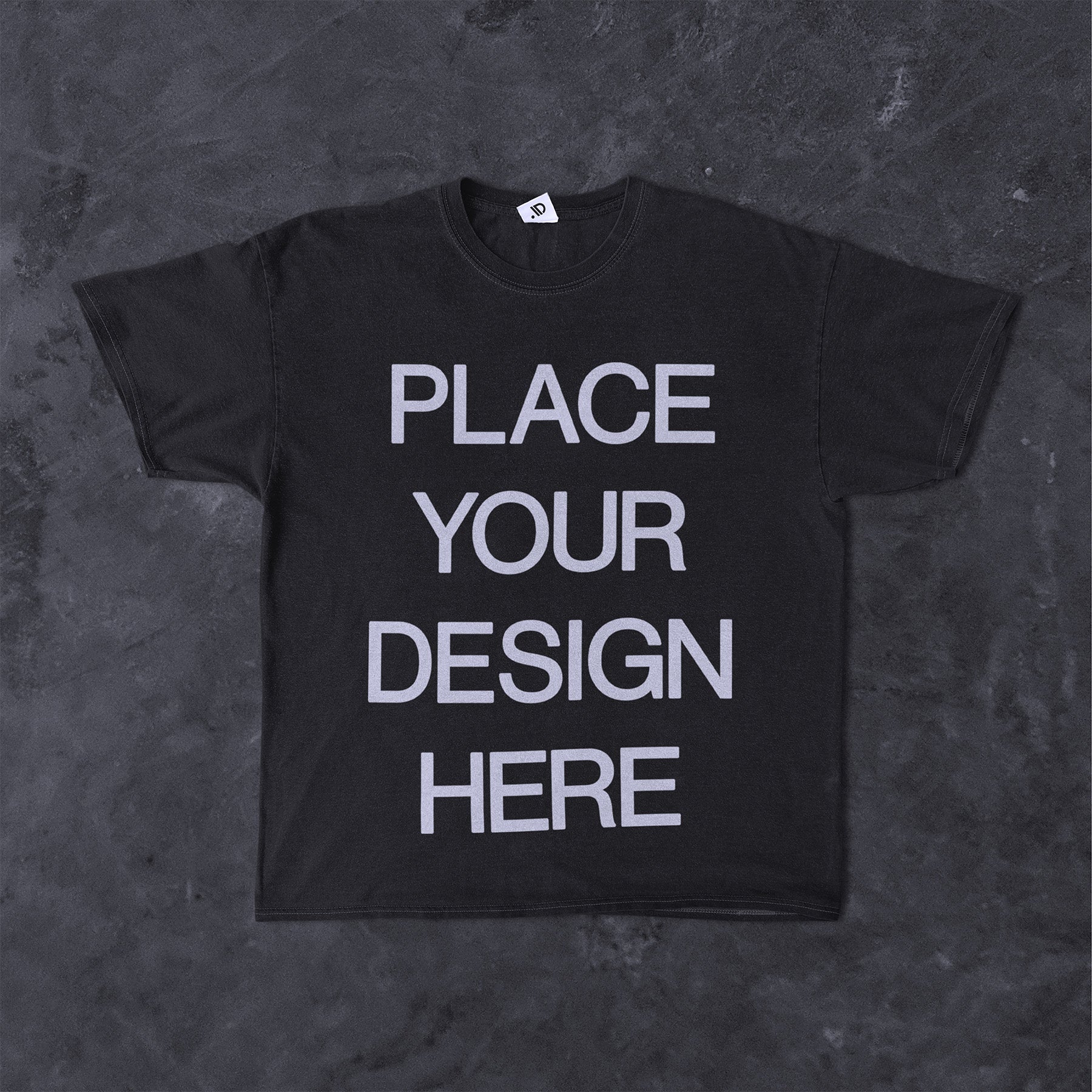 Flat Relaxed Tee Mockup - secret-cache