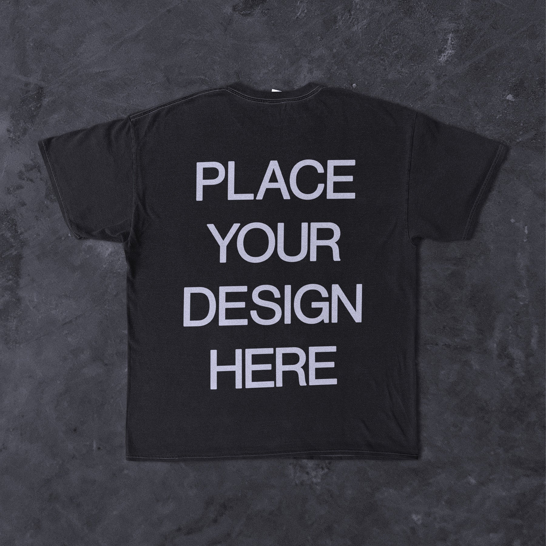Flat Relaxed Tee Mockup - secret-cache