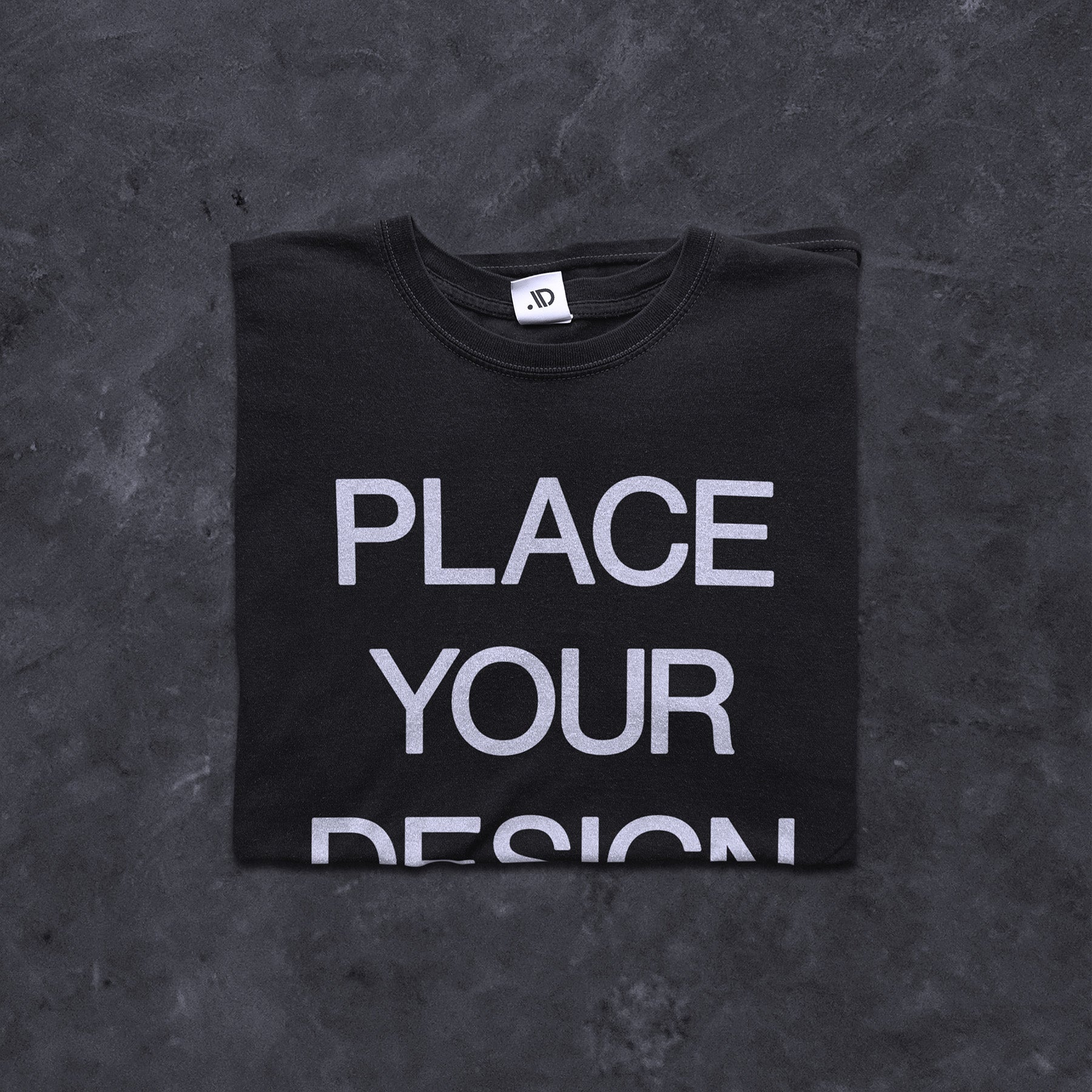 Folded Relaxed Tee Mockup - secret-cache