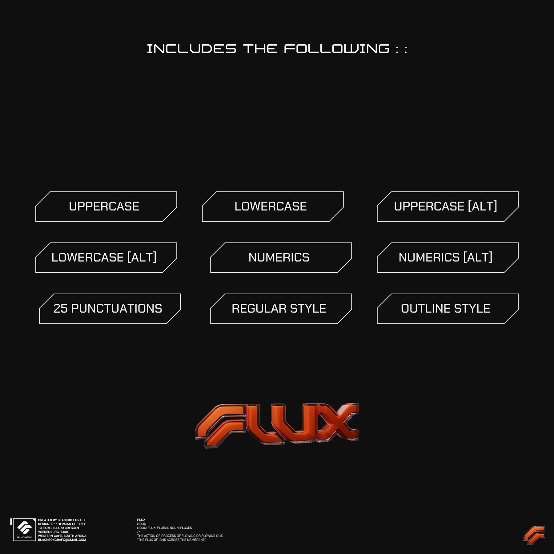FLUX Typeface - secret-cache