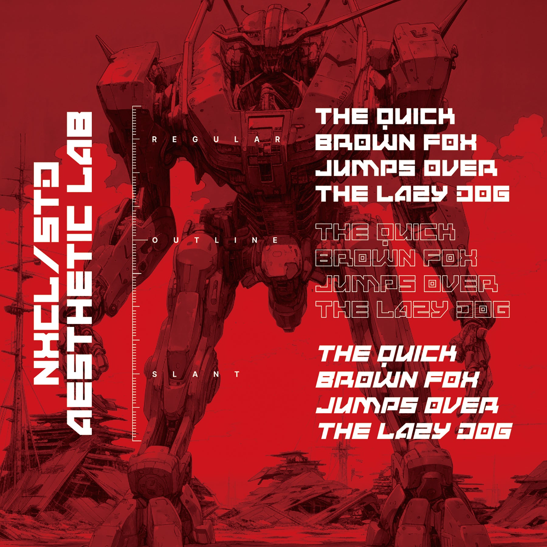 ANDMOREY Typeface - secret-cache