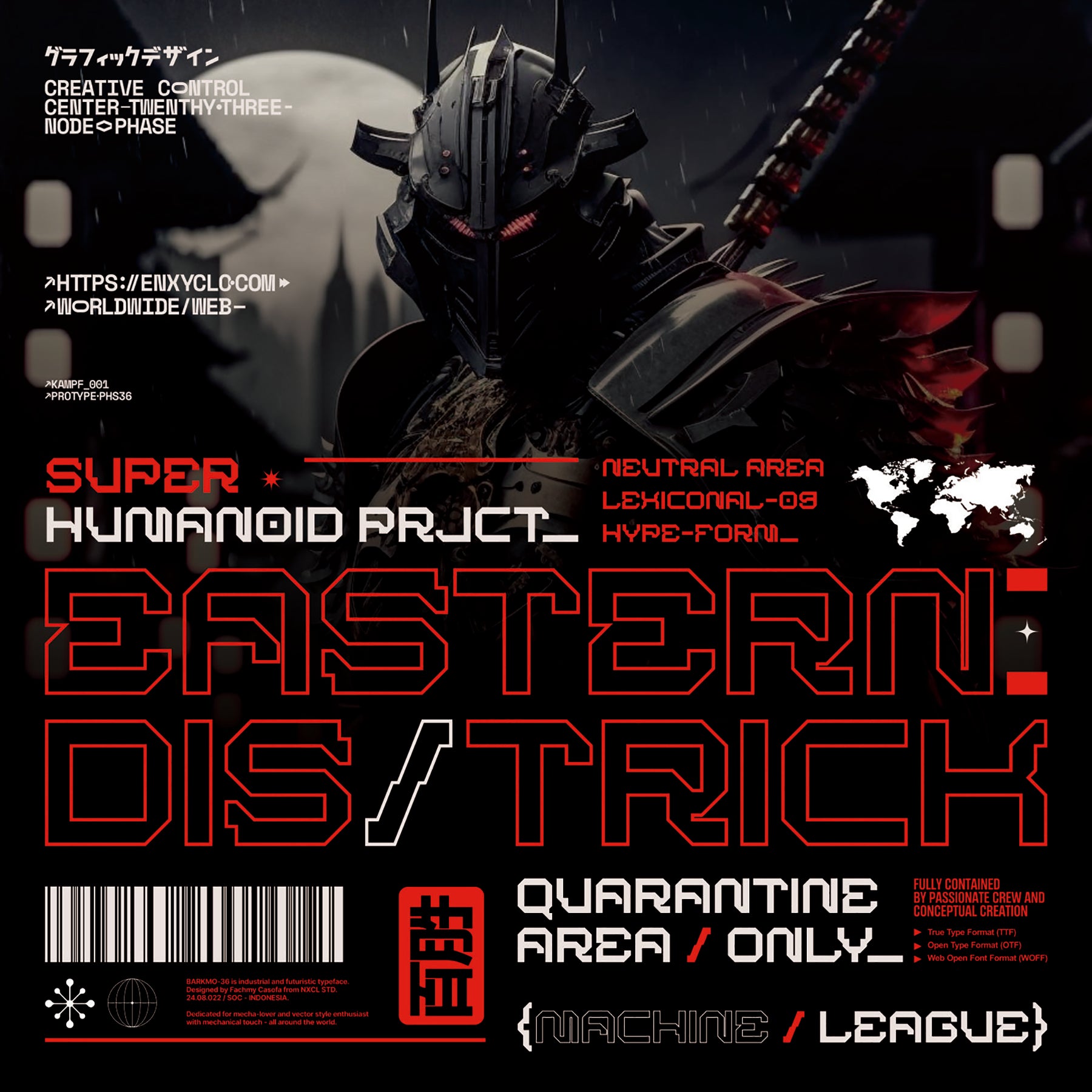 BARKMO36 Typeface - secret-cache