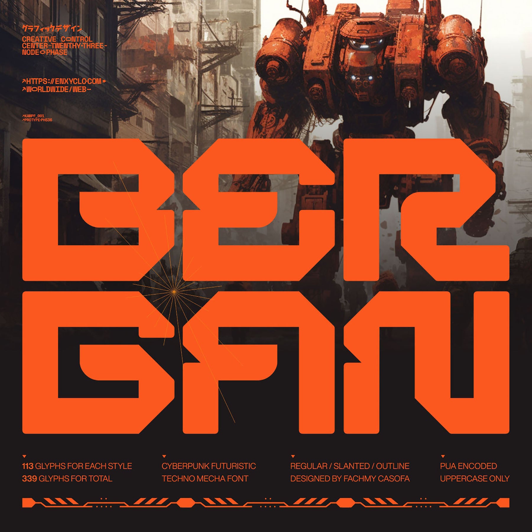 BERGAN Font - secret-cache