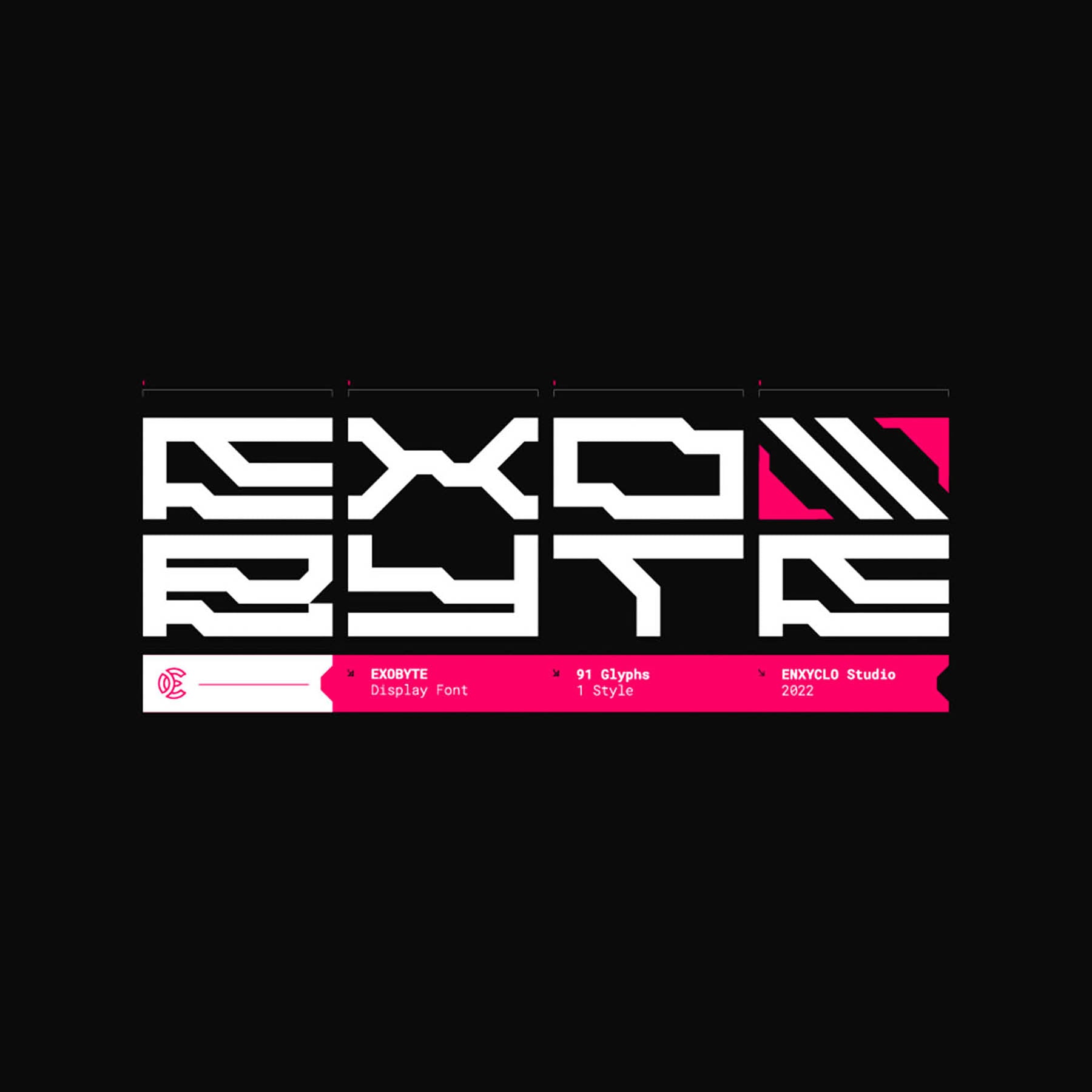 EXOBYTE Display Font - secret-cache