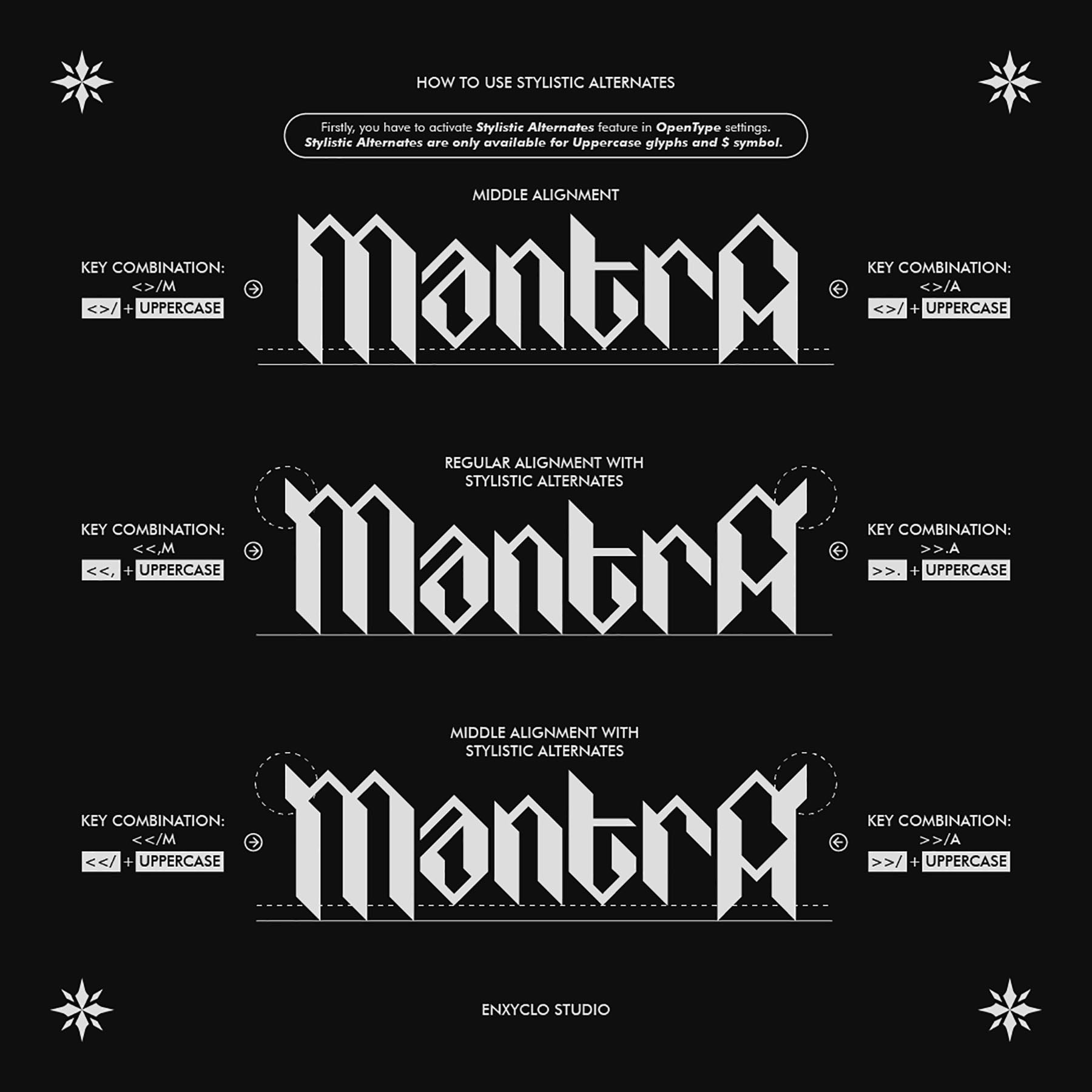 Mantra Typeface - secret-cache