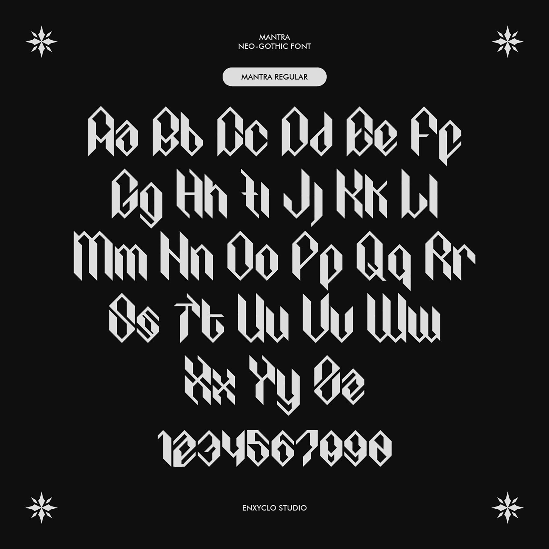 Mantra Typeface - secret-cache