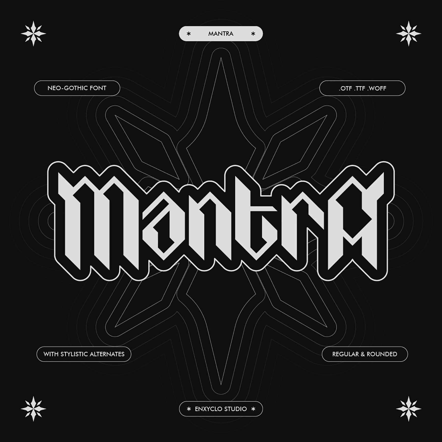 Mantra Typeface - secret-cache
