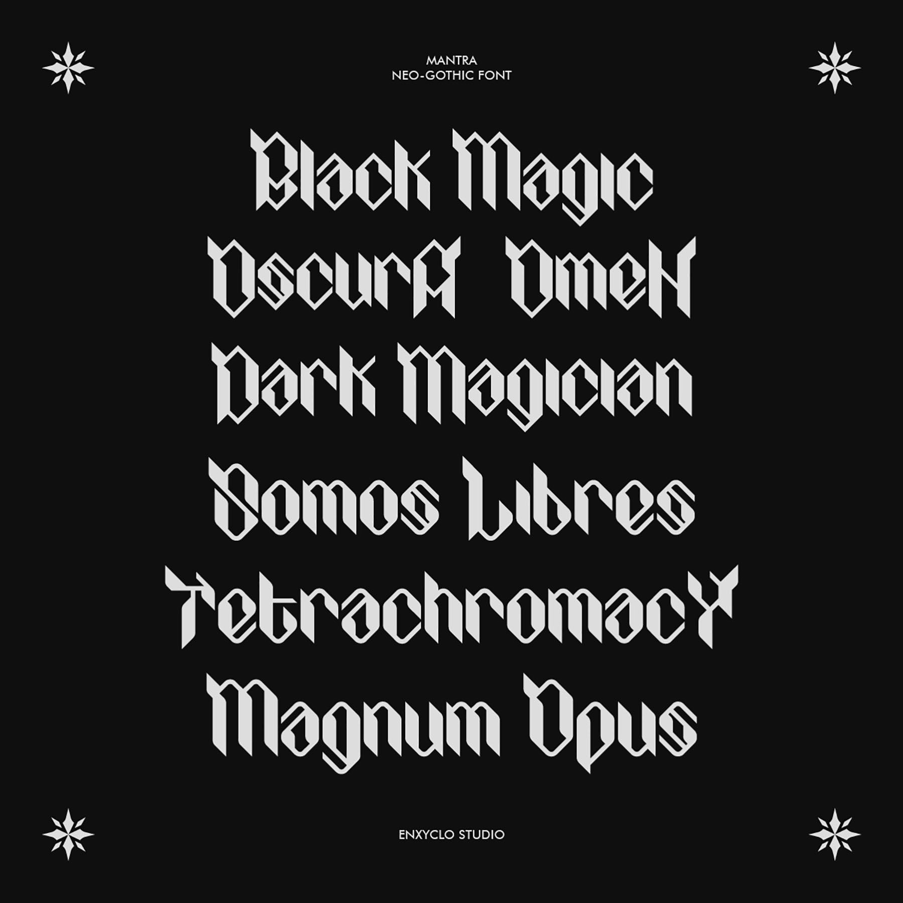 Mantra Typeface - secret-cache