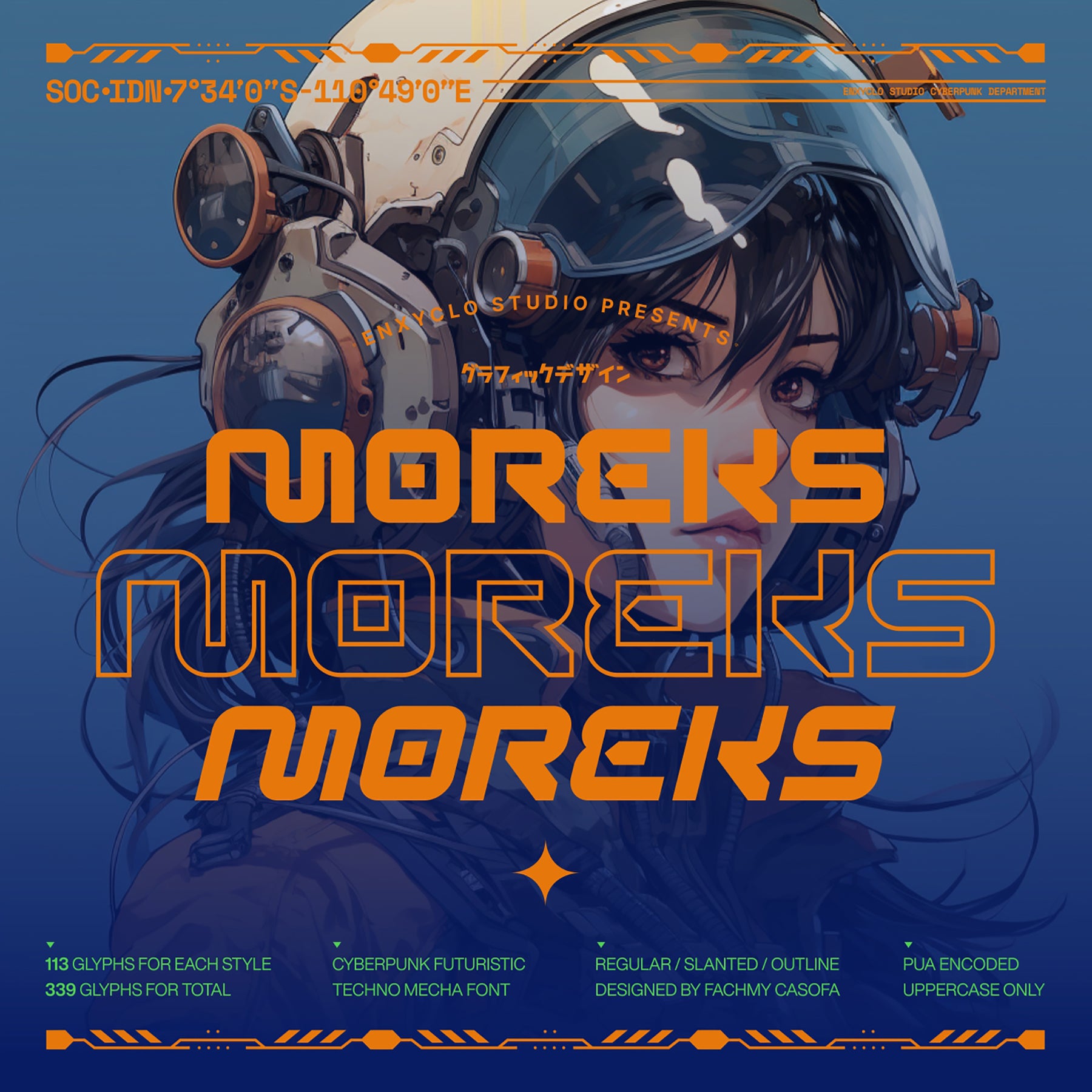 MOREKS Display Font - secret-cache
