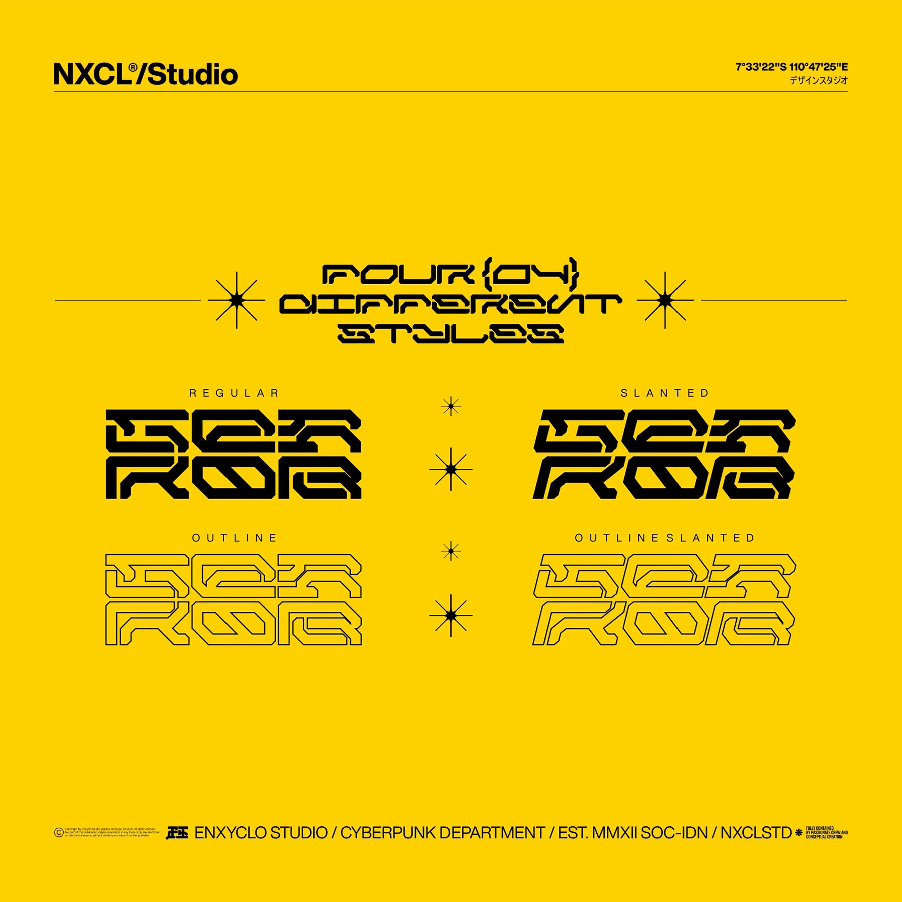 NCL GESROB Typeface - secret-cache