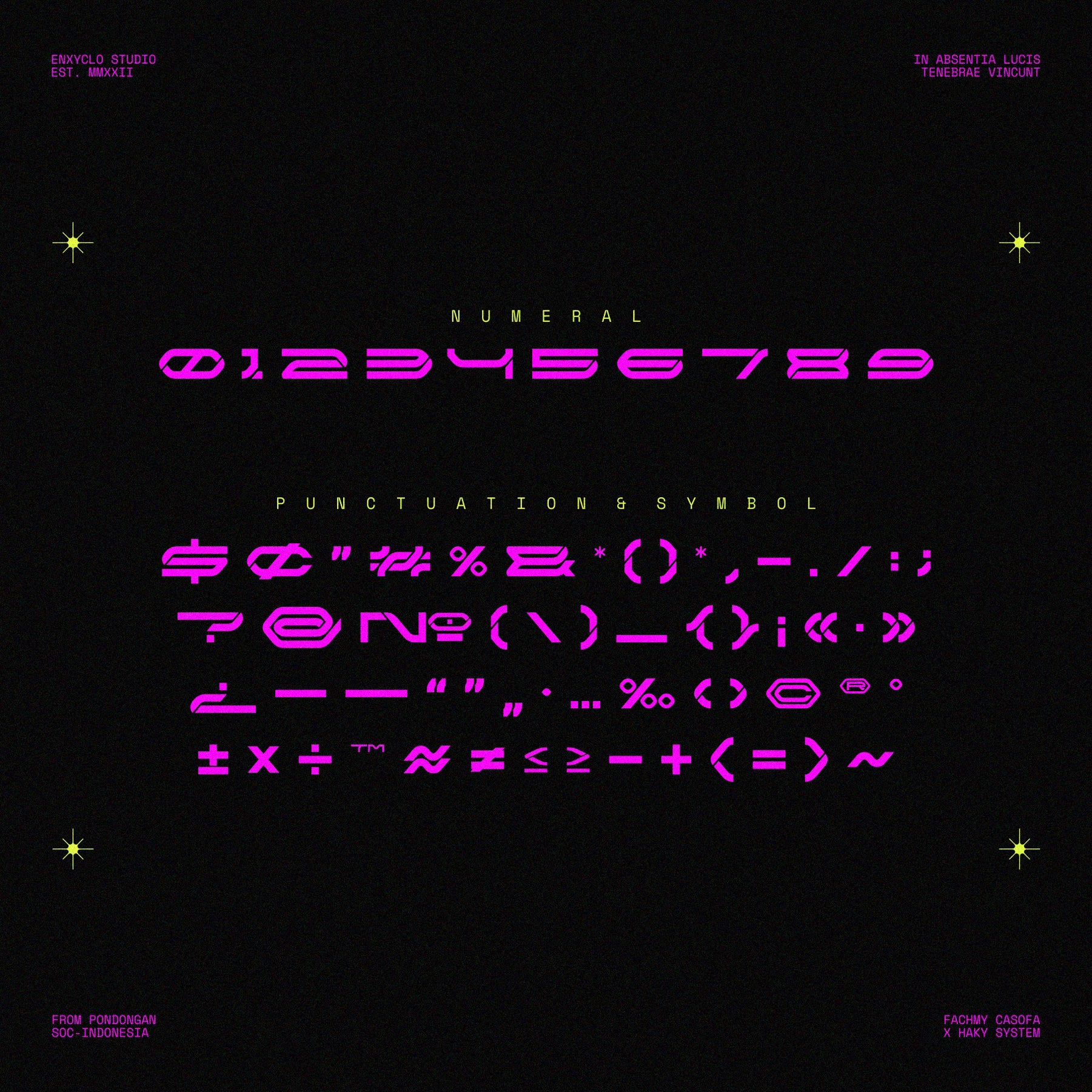 NCL KEMGOR Typeface - secret-cache