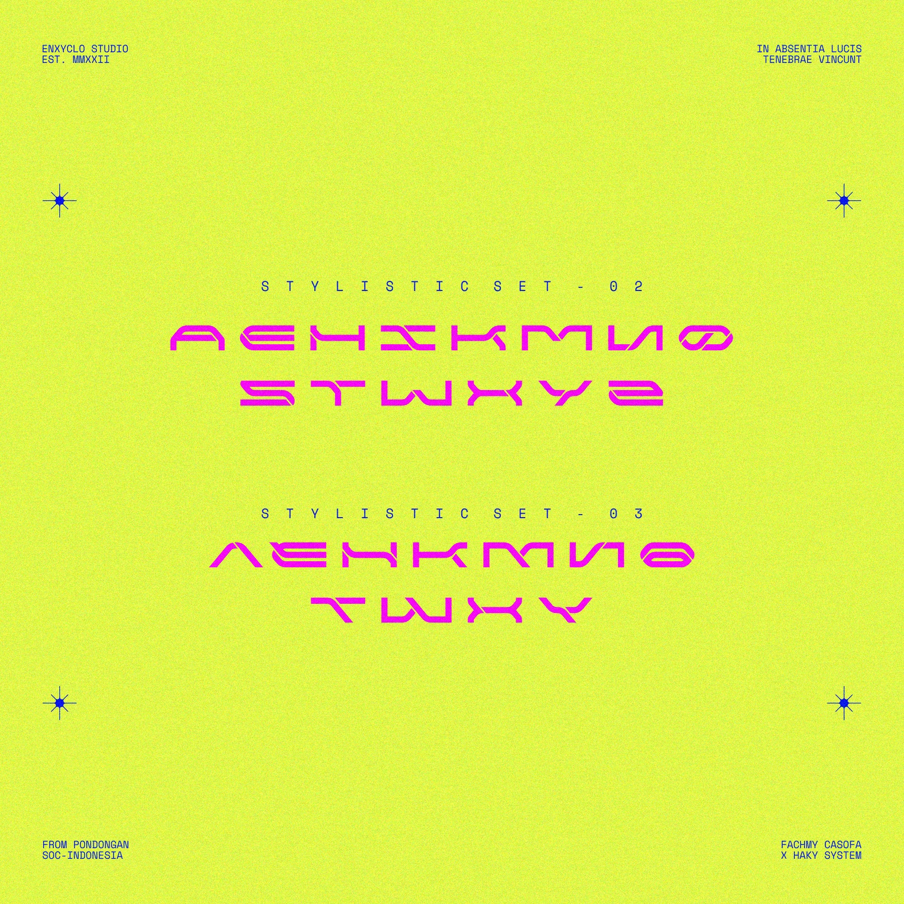 NCL KEMGOR Typeface - secret-cache