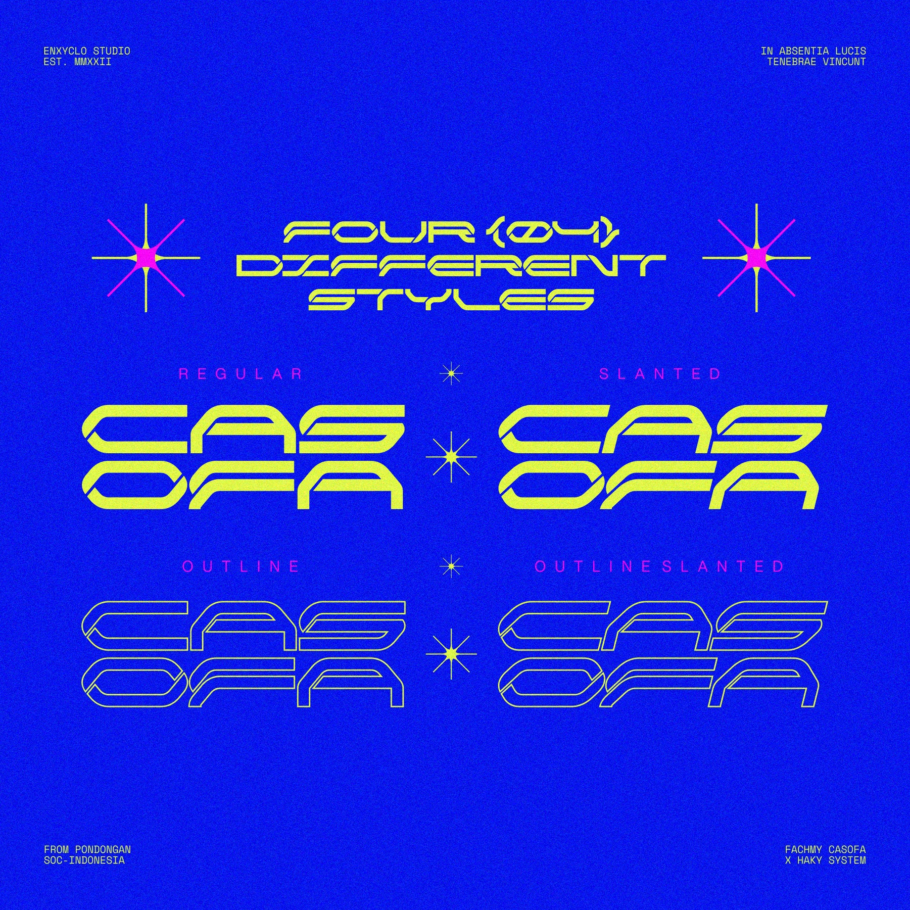 NCL KEMGOR Typeface - secret-cache