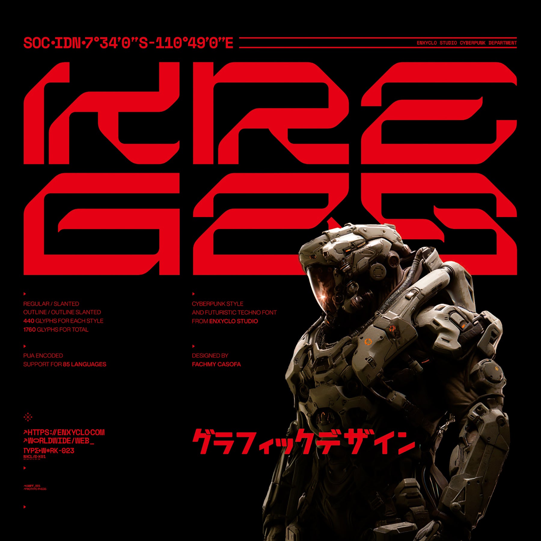 NCL KREGAS Typeface - secret-cache