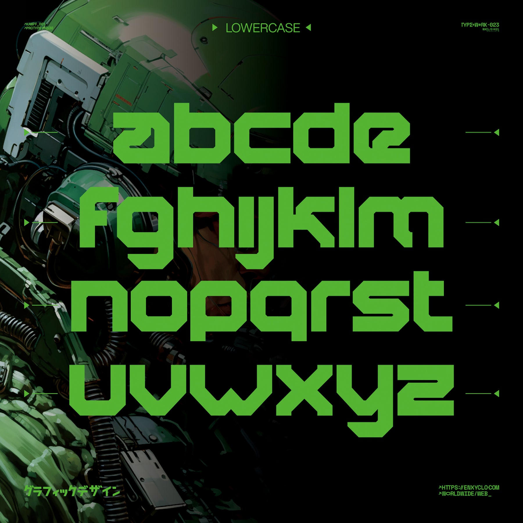 NCL ROBOWAPIX Typeface - secret-cache