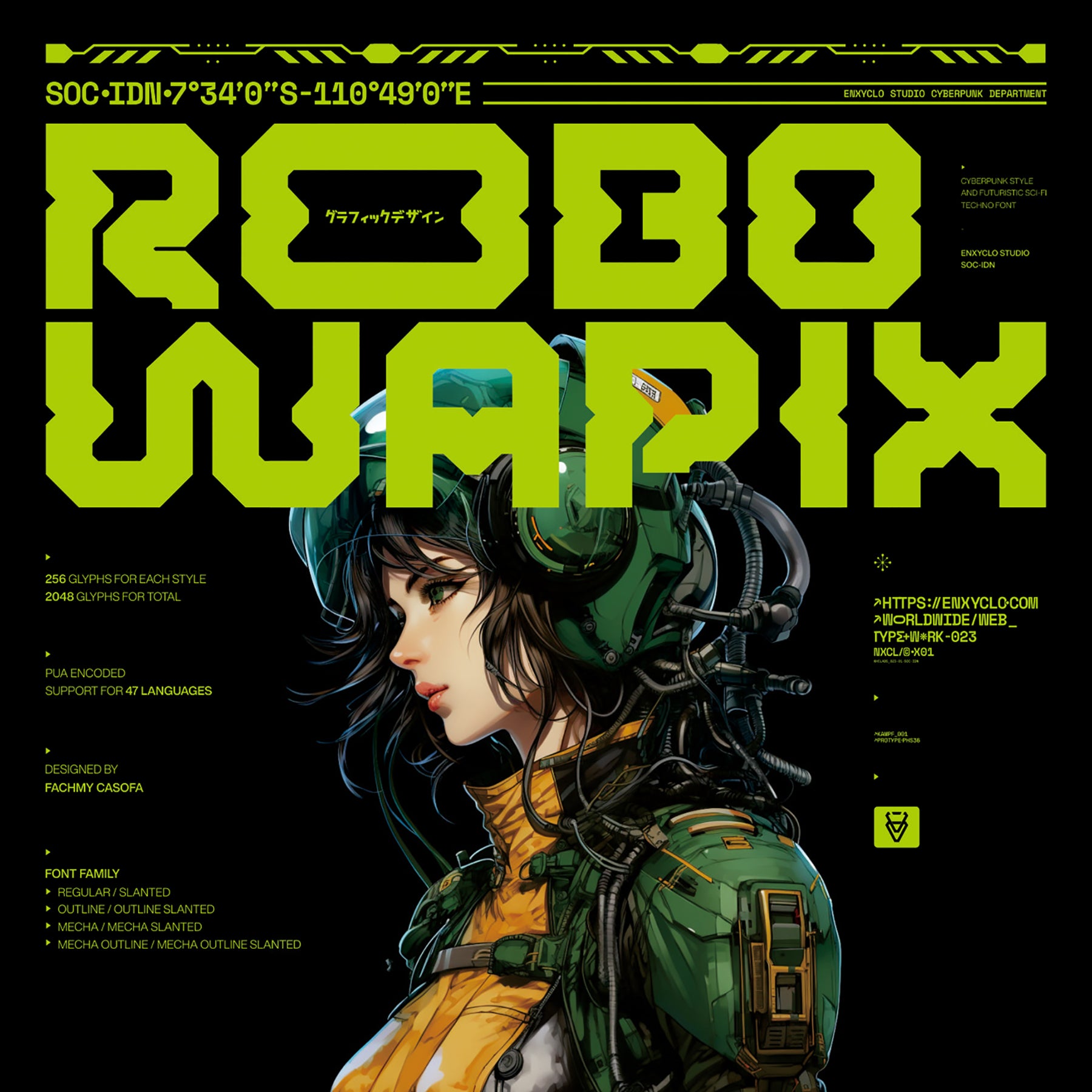 NCL ROBOWAPIX Typeface - secret-cache