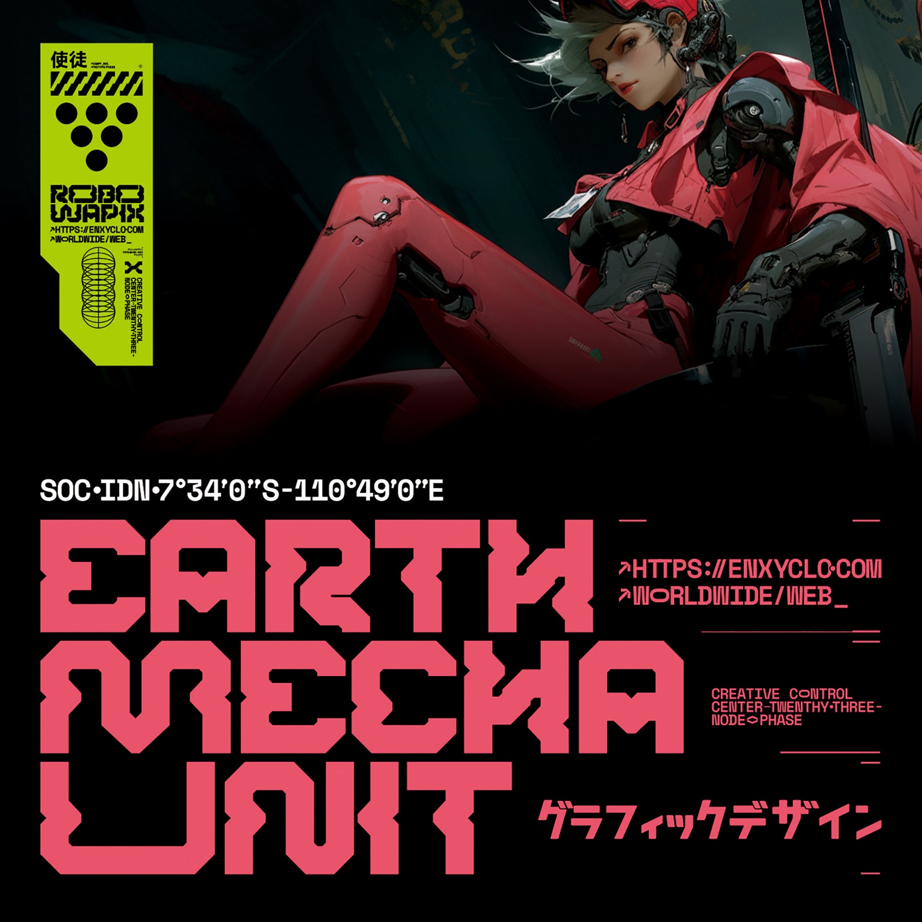 NCL ROBOWAPIX Typeface - secret-cache