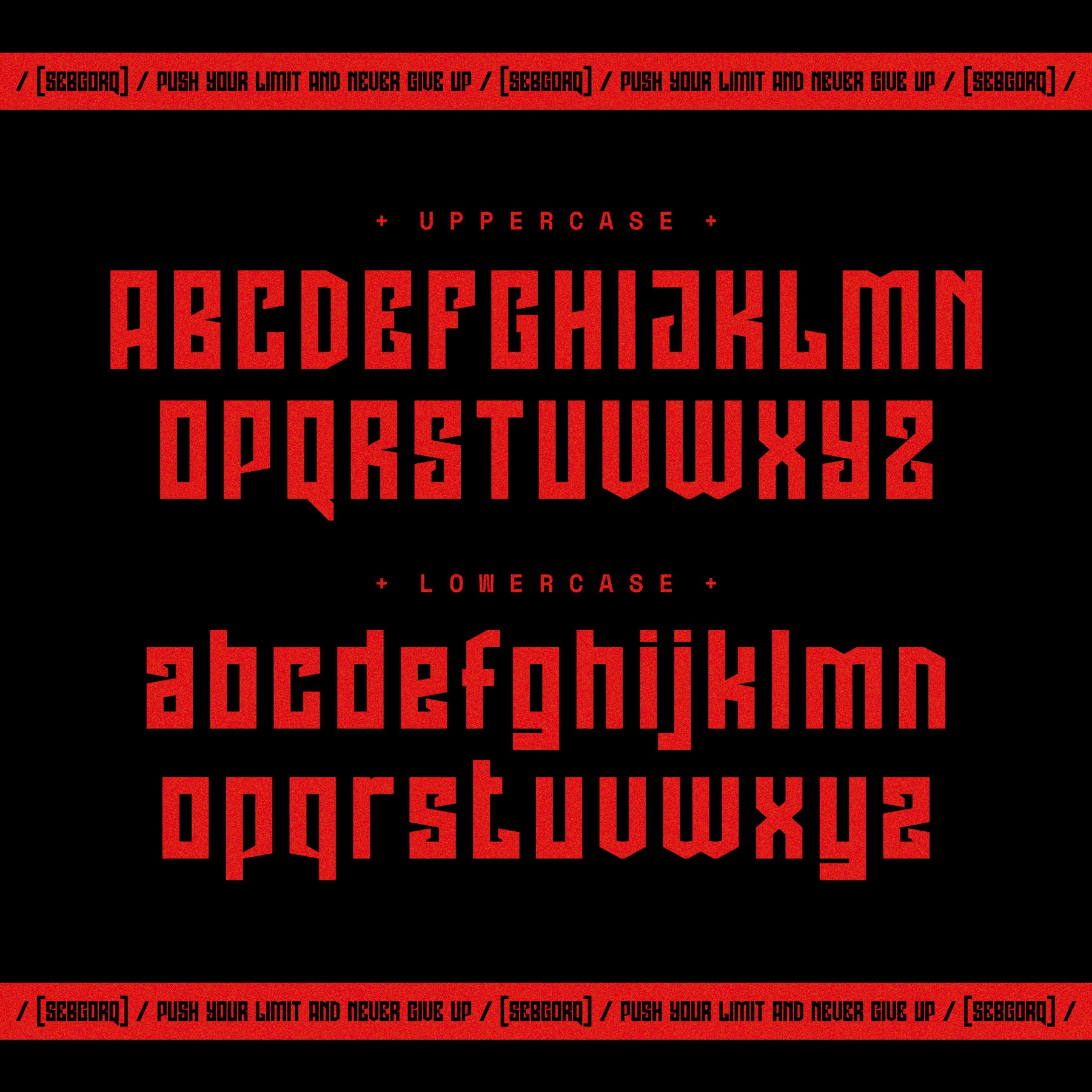 NCL SEBGORQ Display Font - secret-cache