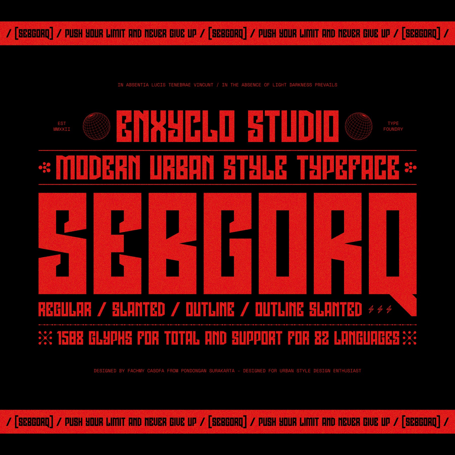 NCL SEBGORQ Display Font - secret-cache