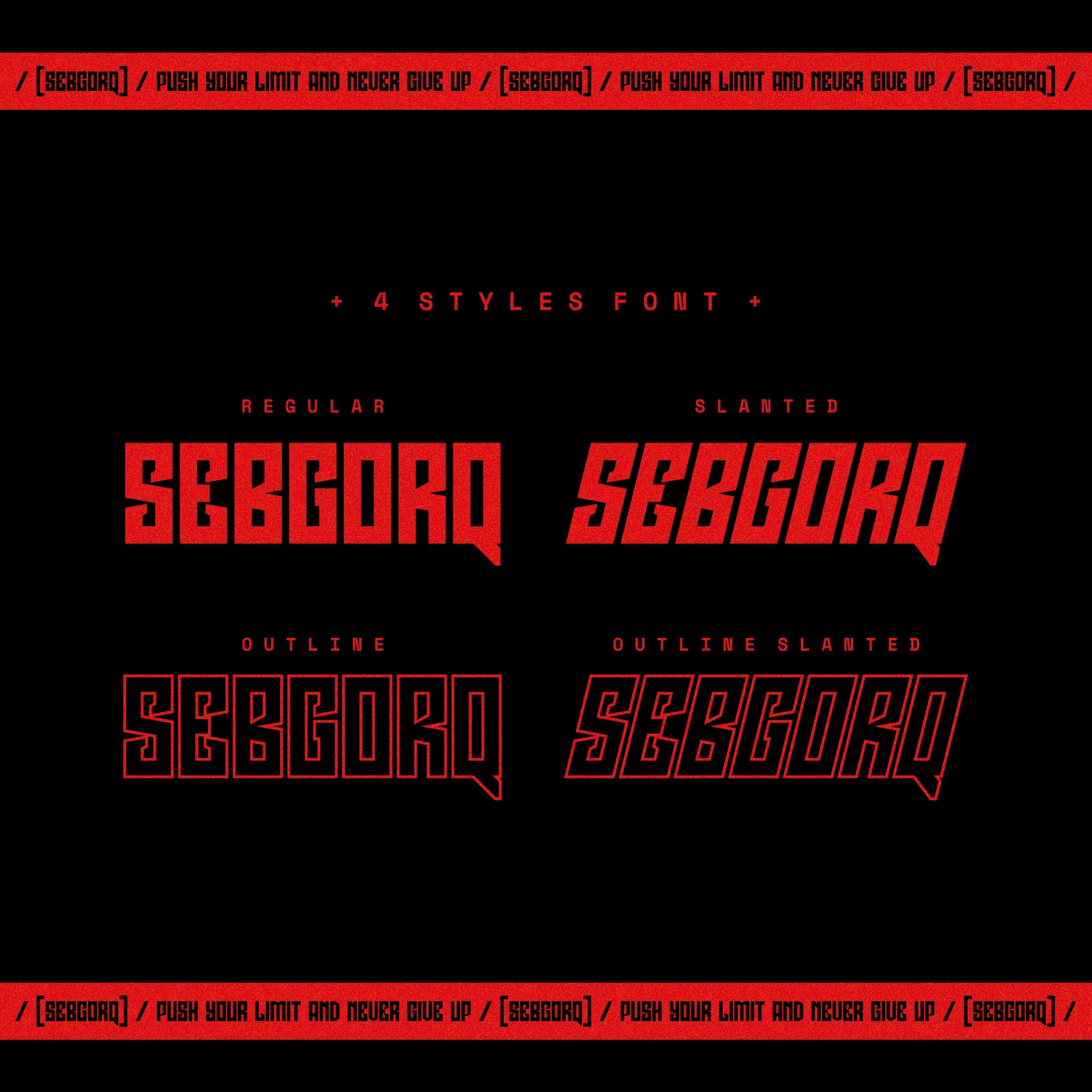 NCL SEBGORQ Display Font - secret-cache