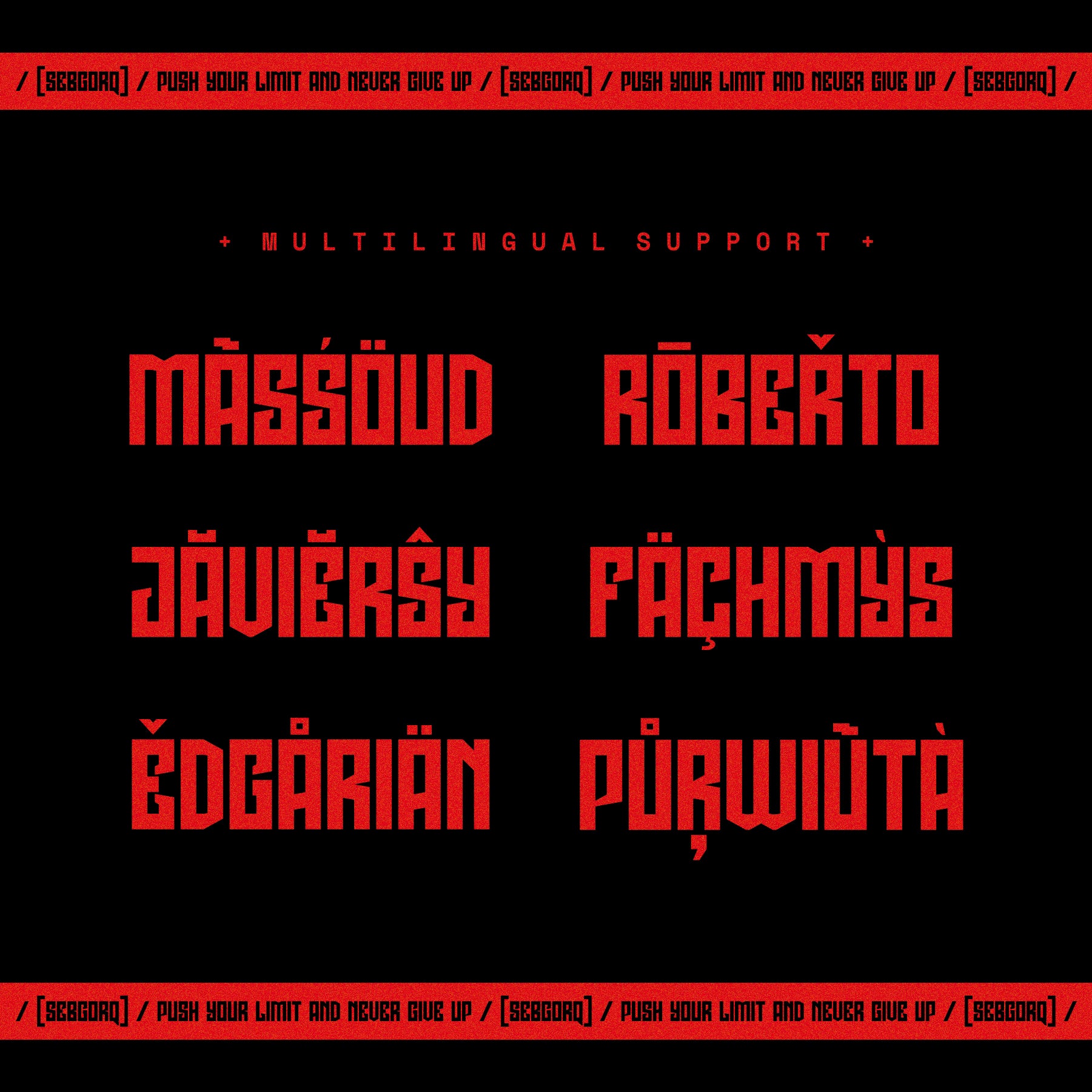 NCL SEBGORQ Display Font - secret-cache