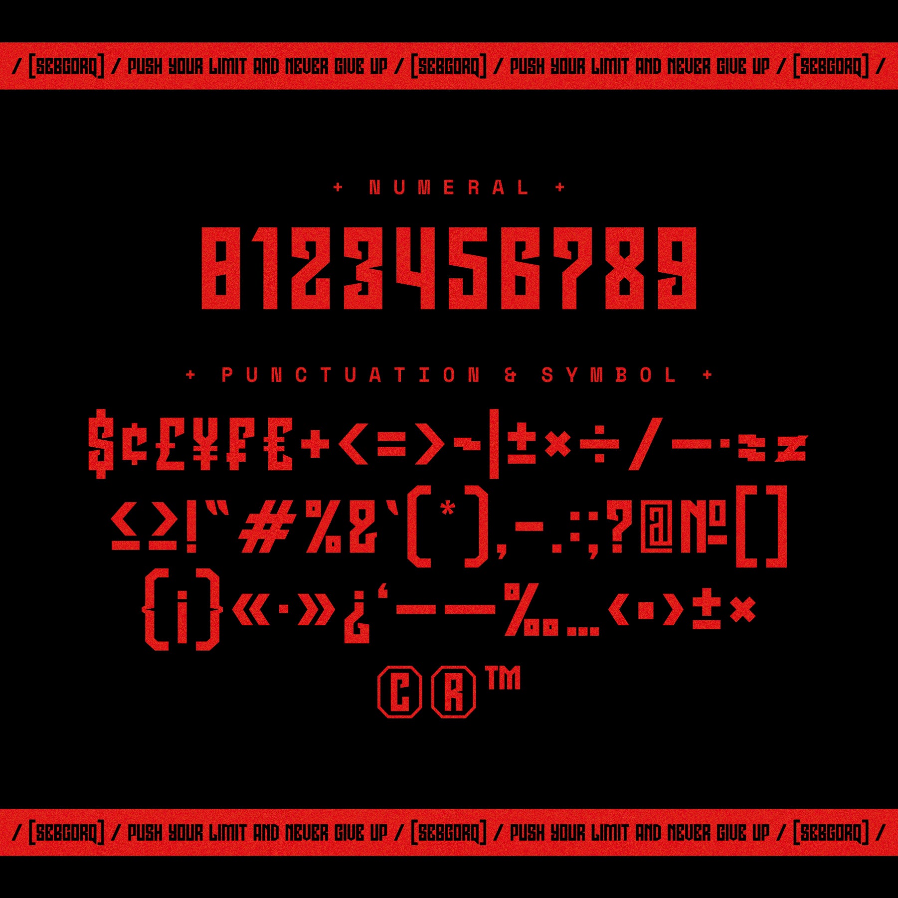NCL SEBGORQ Display Font - secret-cache