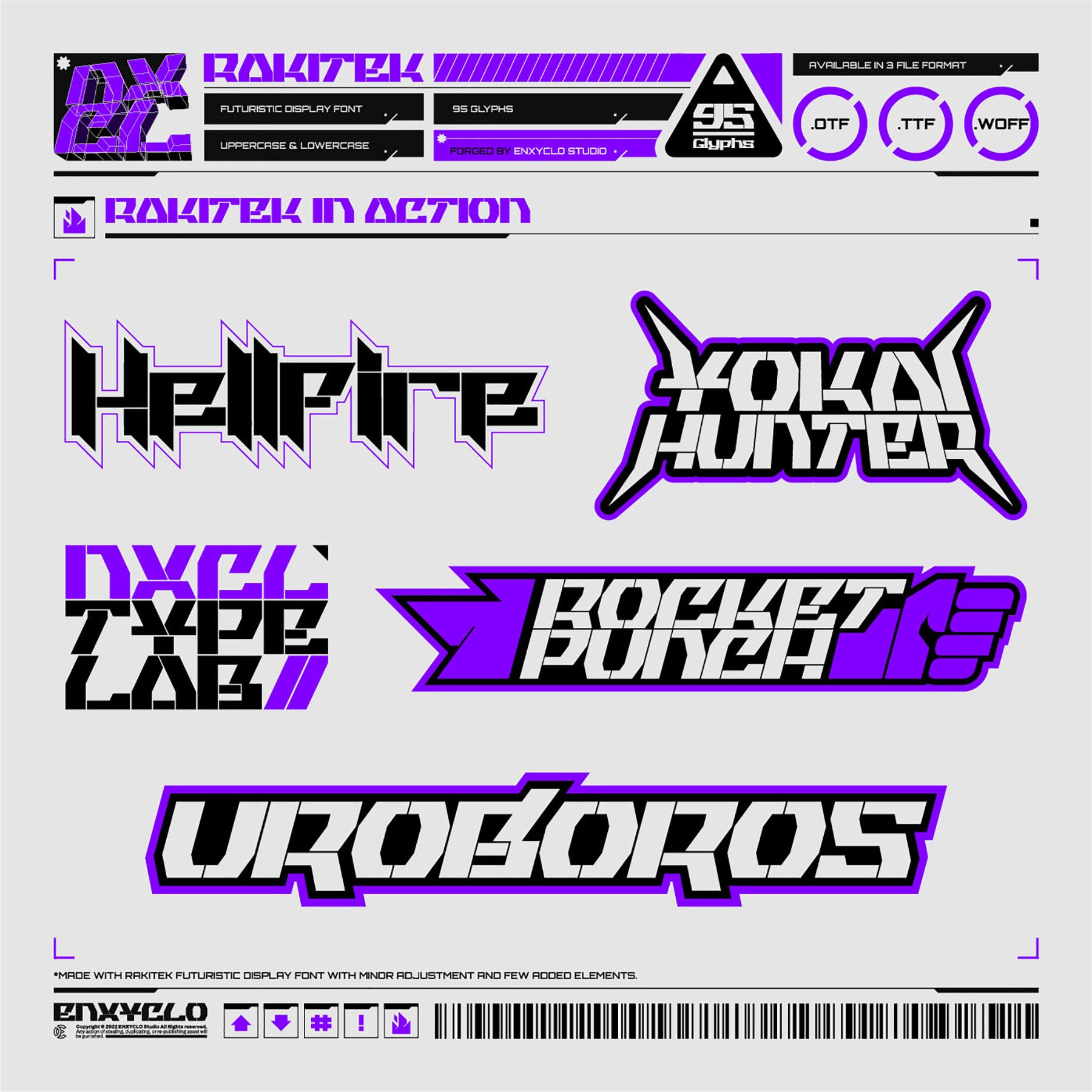 RAKITEK Font - secret-cache