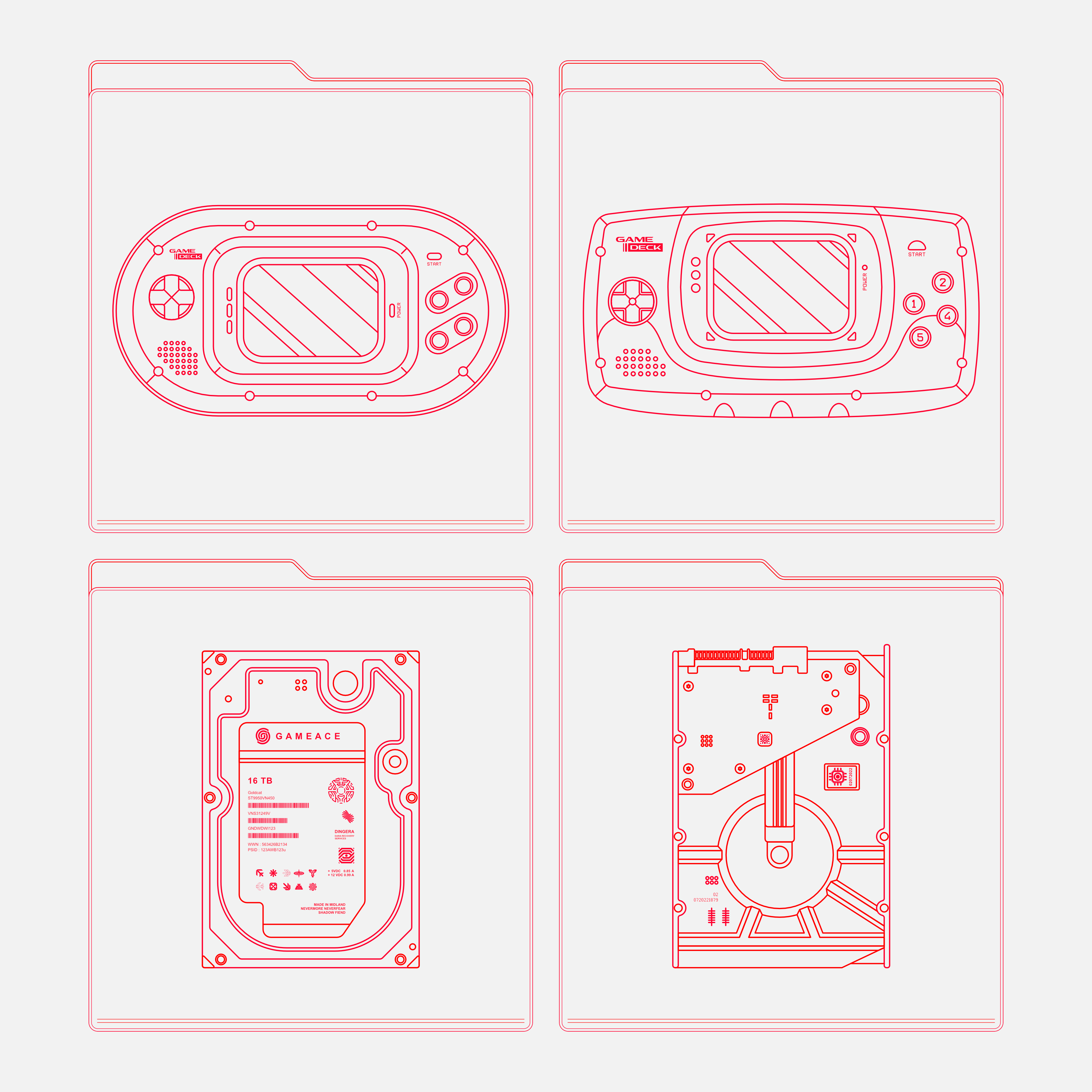 Electronic Vector Line Art - secret-cache