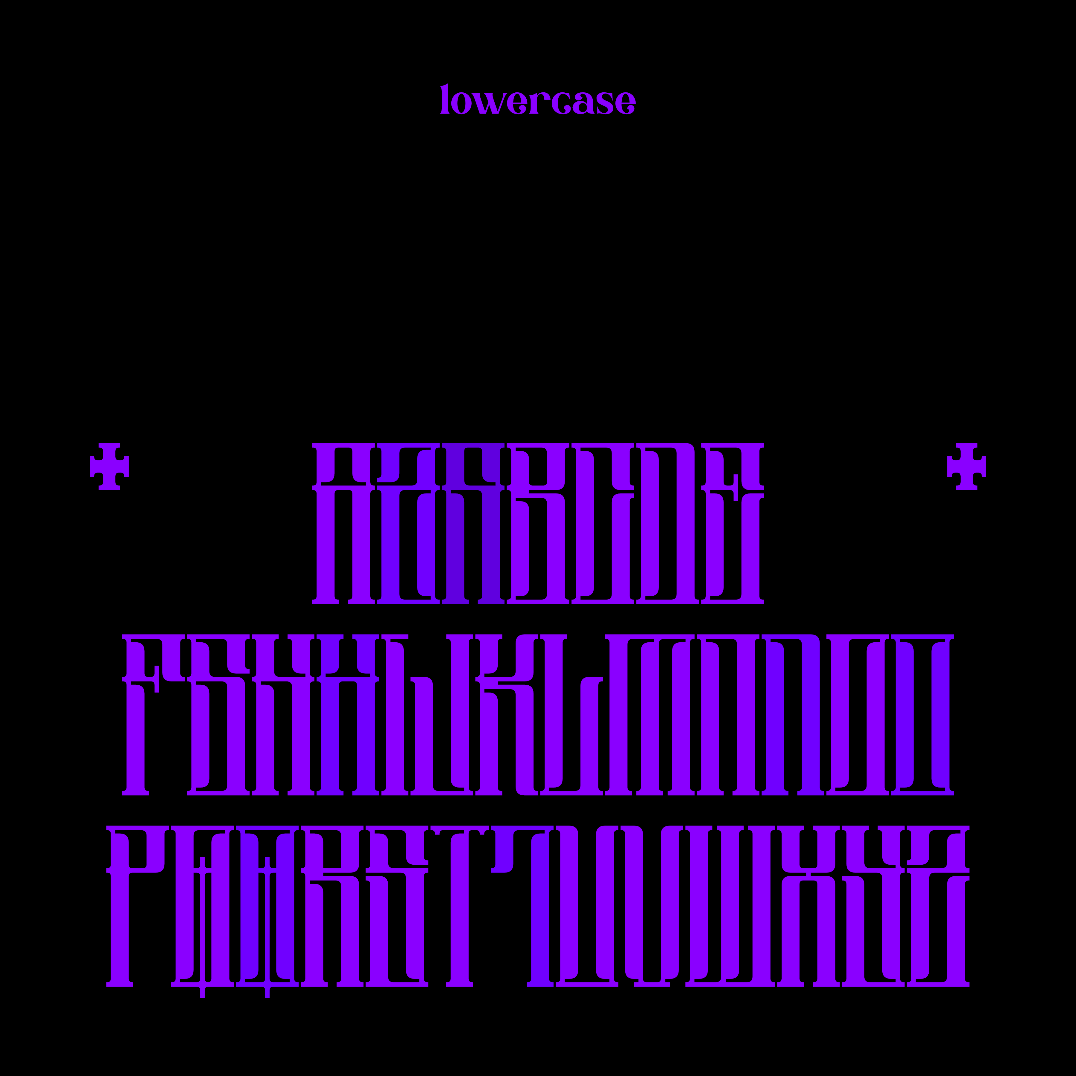 Don Quixoze Typeface - secret-cache