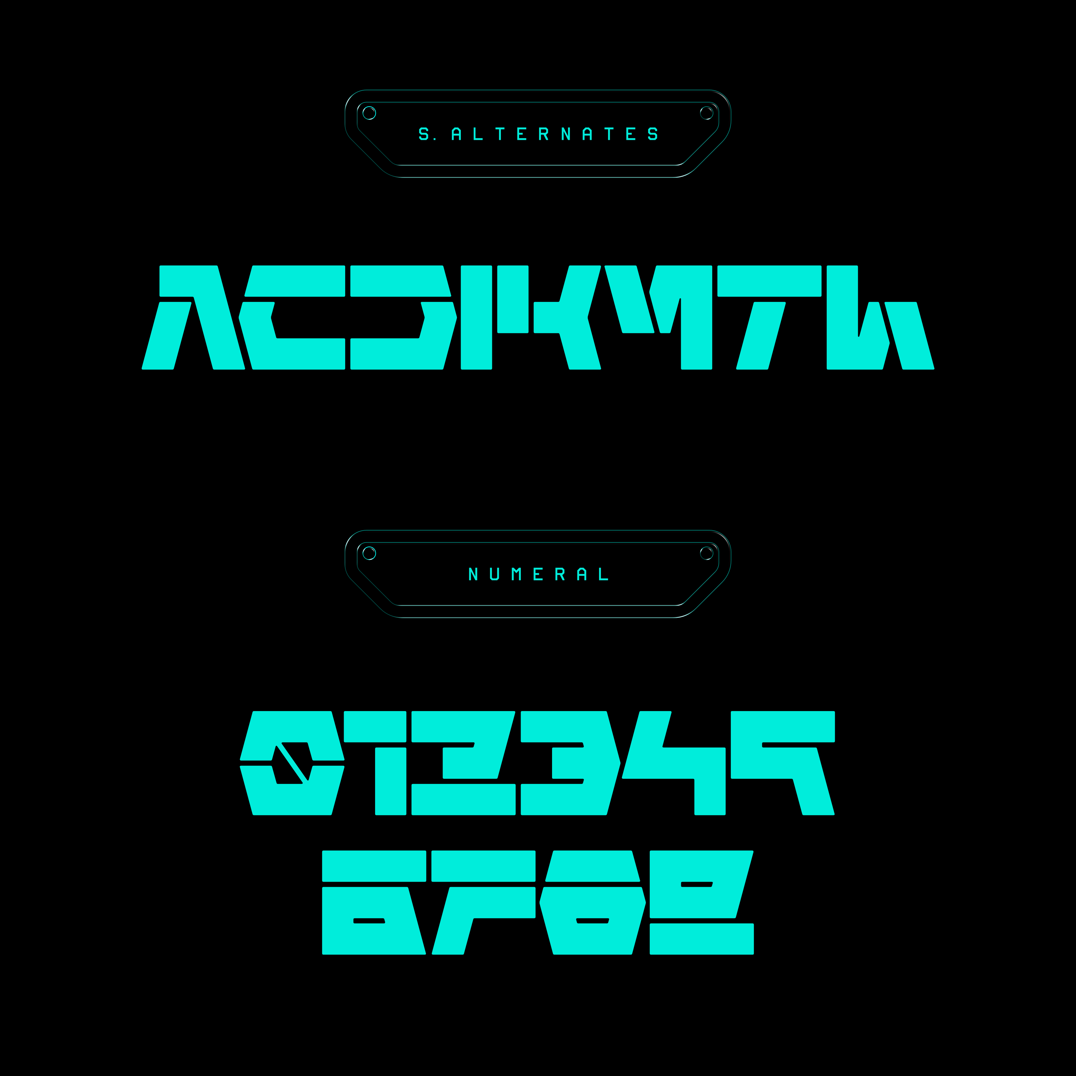 AMECHA Typeface - secret-cache