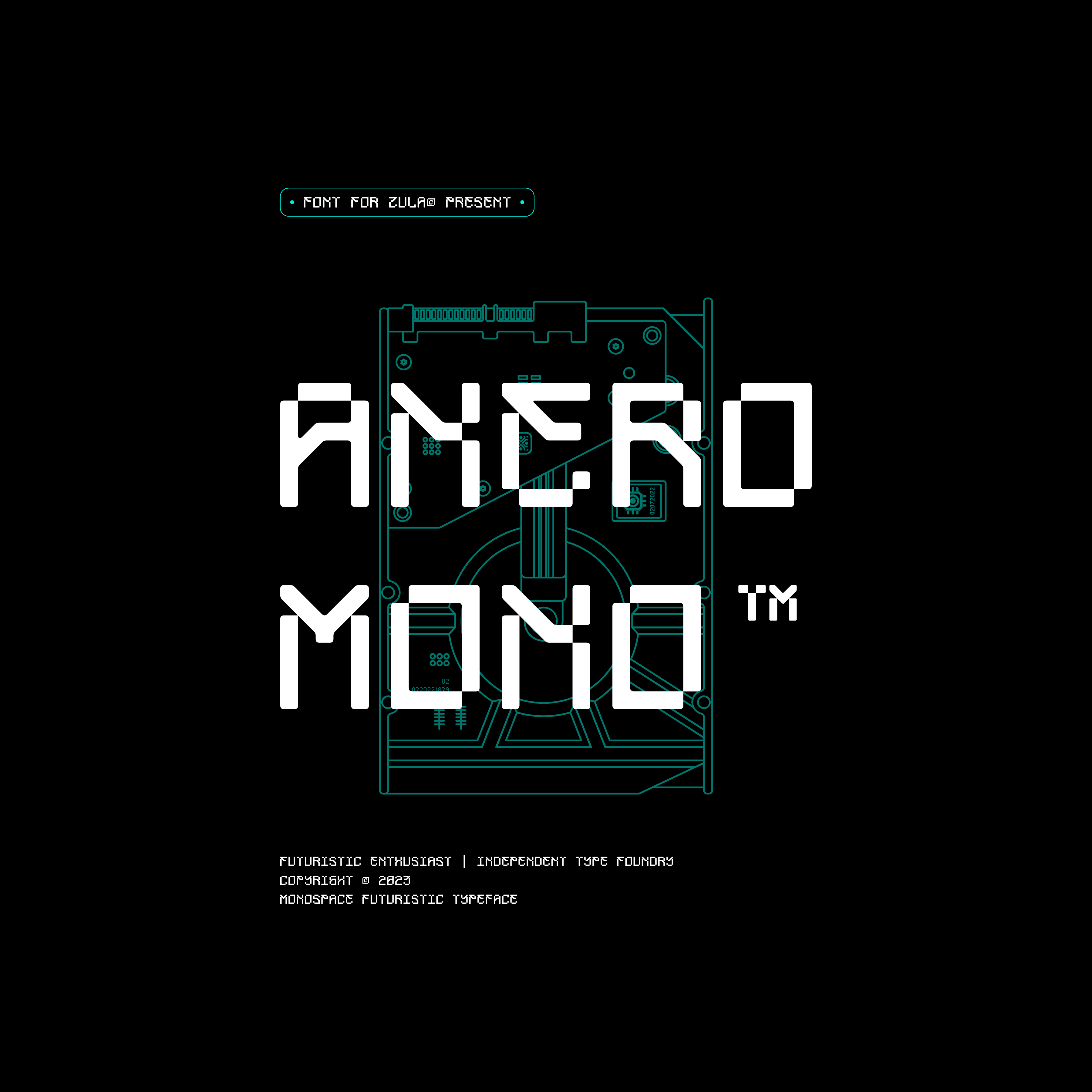 Anero Mono Typeface - secret-cache