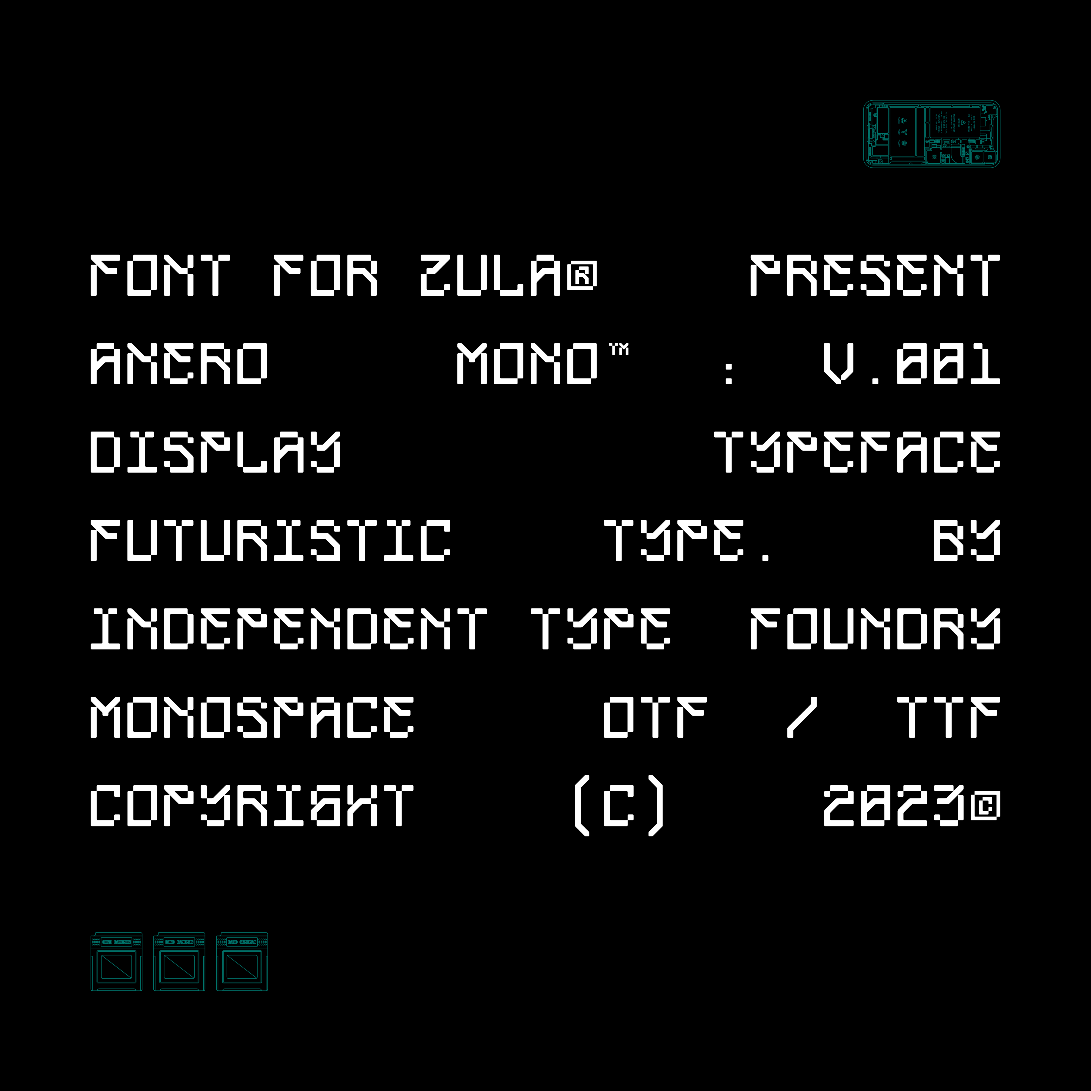 Anero Mono Typeface - secret-cache
