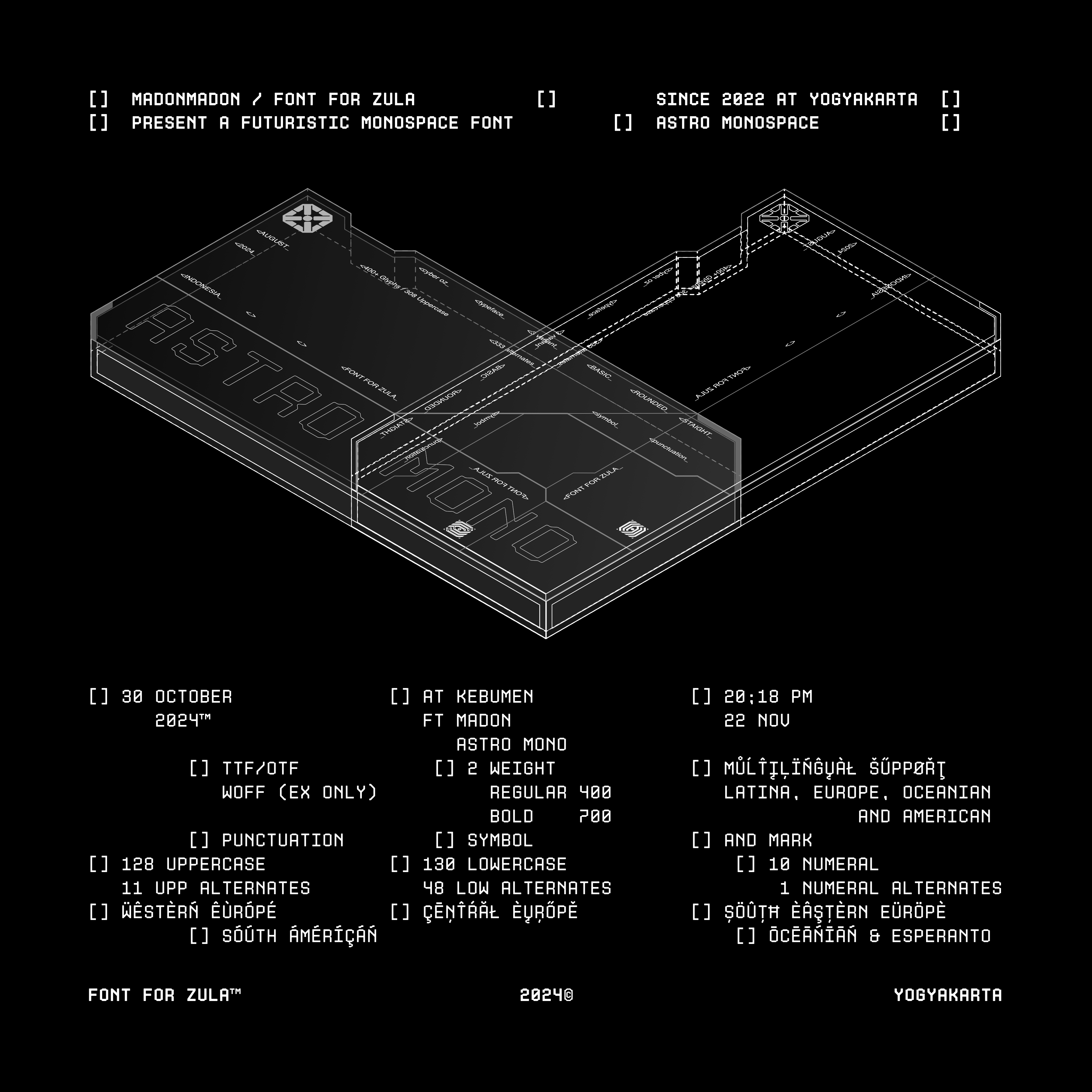 Astro Monospaced Typeface - secret-cache