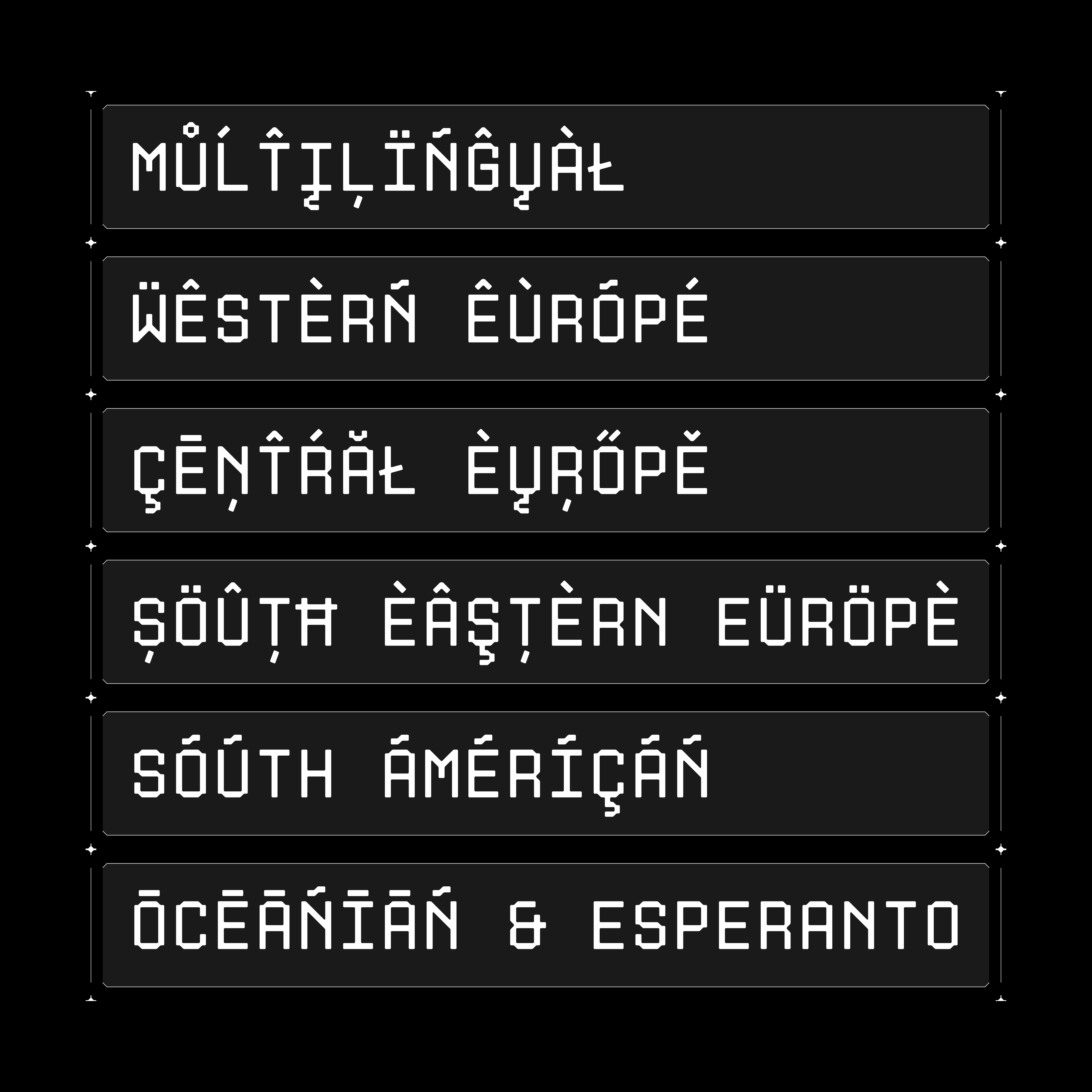 Astro Monospaced Typeface - secret-cache