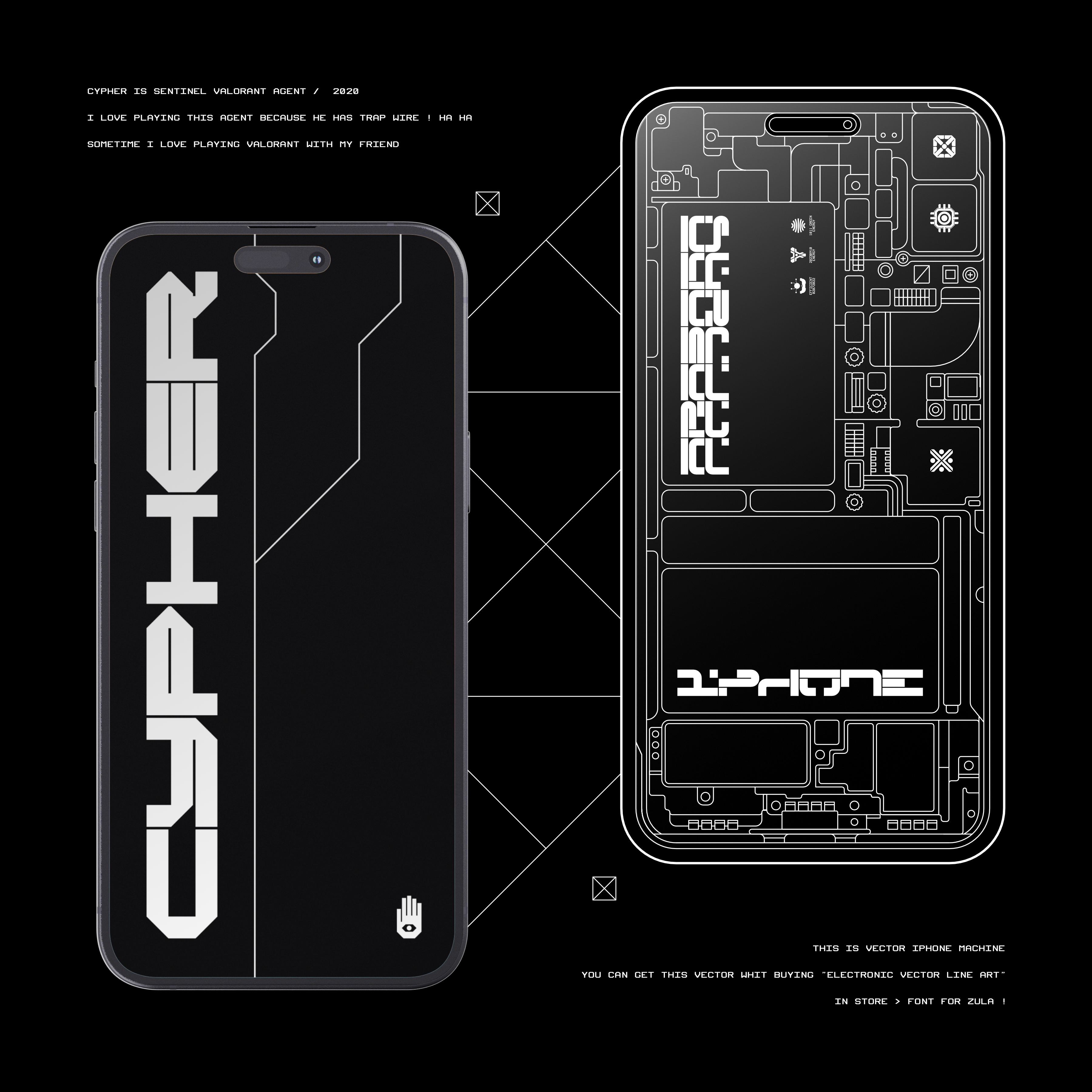 CYBER OZ STRAIGHT Typeface - secret-cache