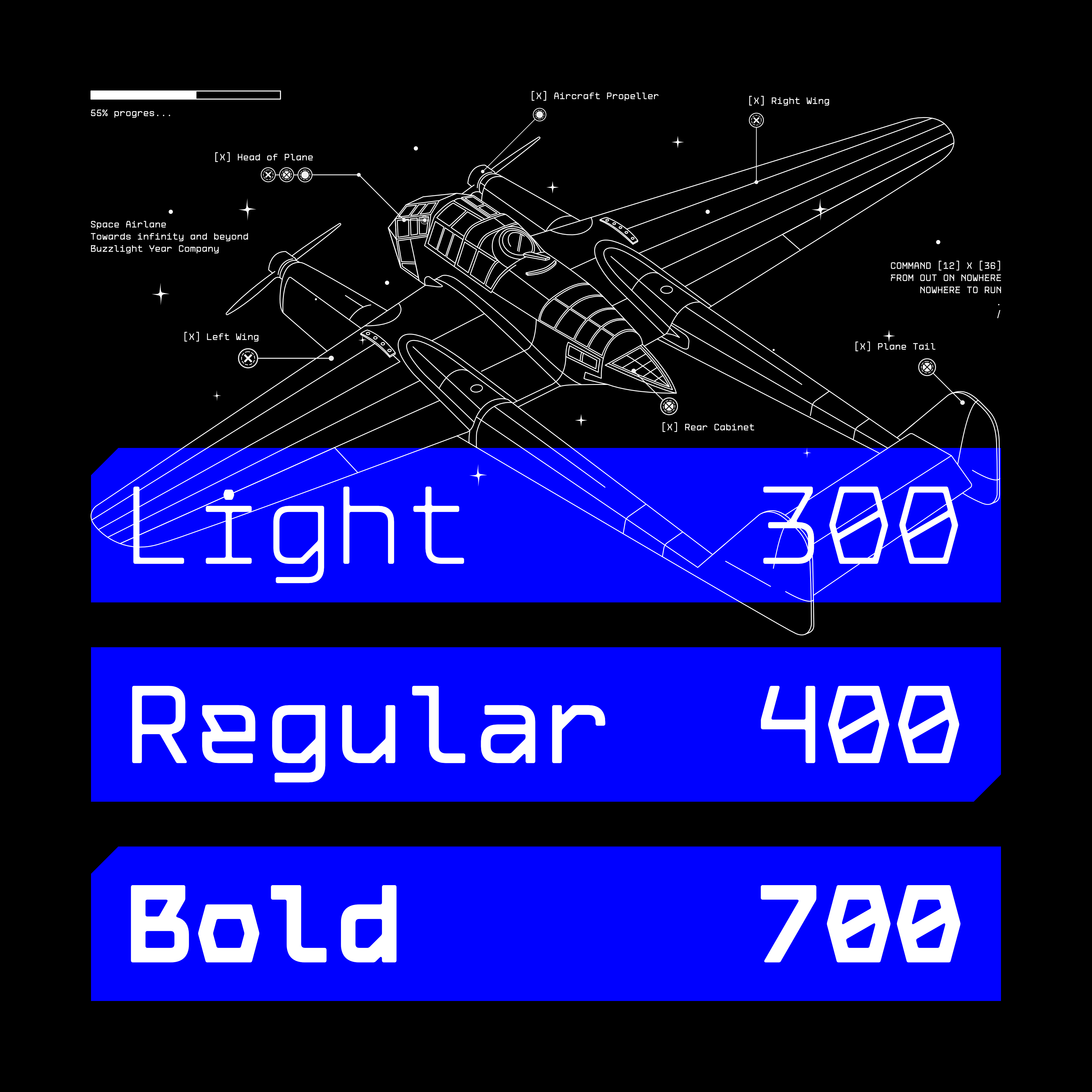 Elio Mono Font Family - secret-cache
