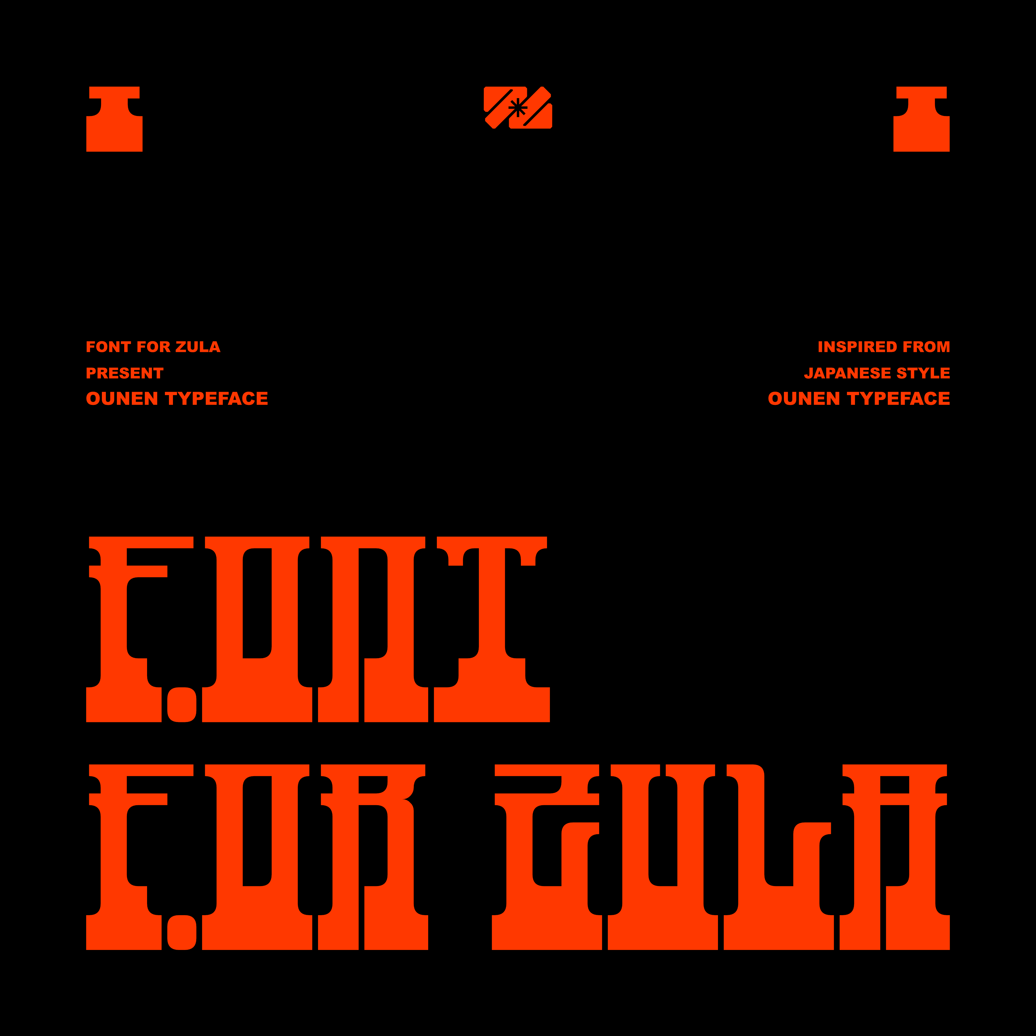 OUNEN Typeface - secret-cache