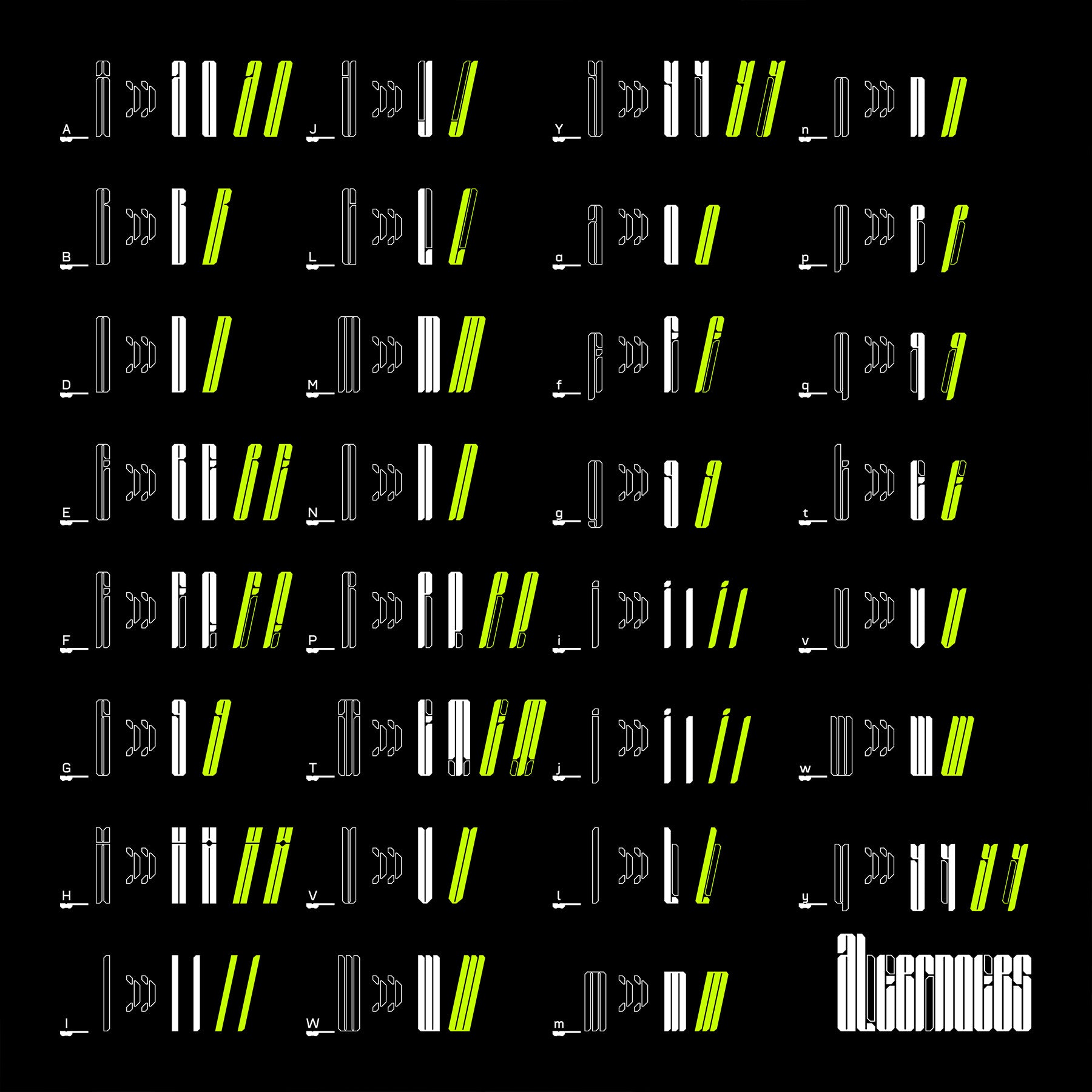 SEGAPUNK Typeface - secret-cache